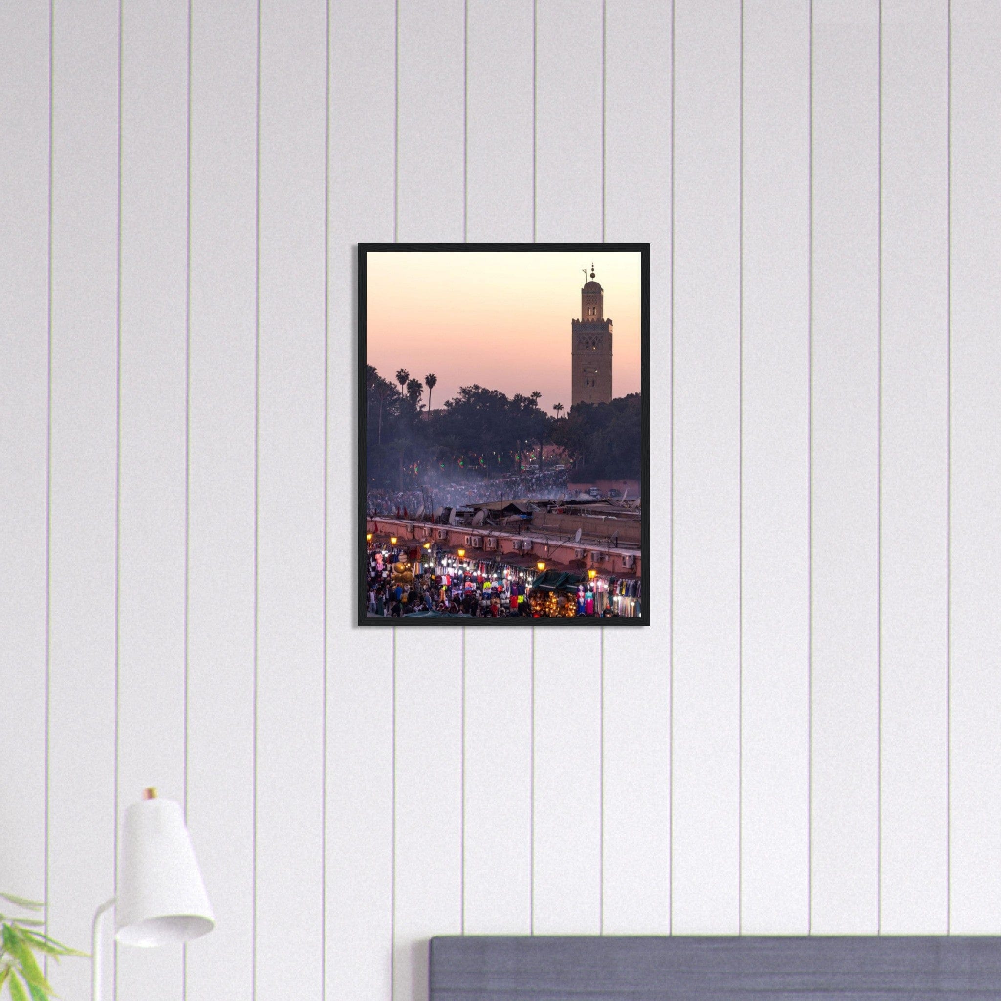 Canvanation Print Material Paysage Marocain En Peinture