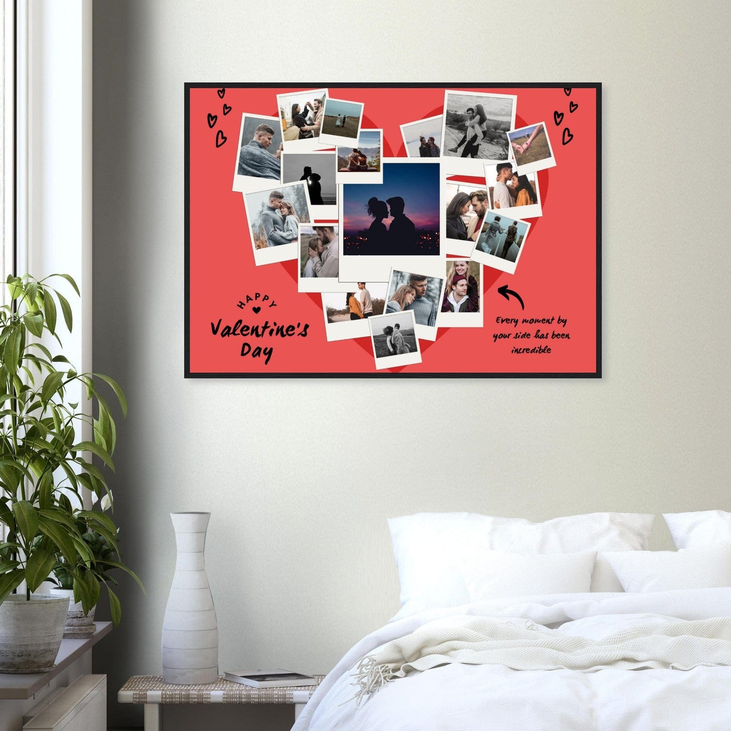 Canvanation Print Material Pele Mele Cadre Photo Couple "Every Moment"