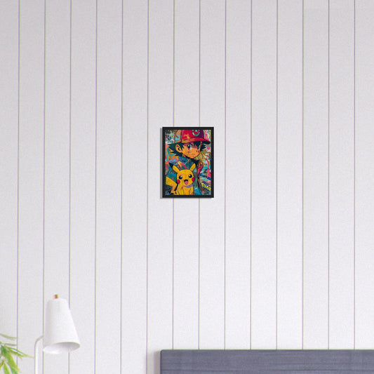Canvanation Print Material A4 21x29.7 cm / 8x12″ Tableau Pokémon Dessin Pikachu Sacha