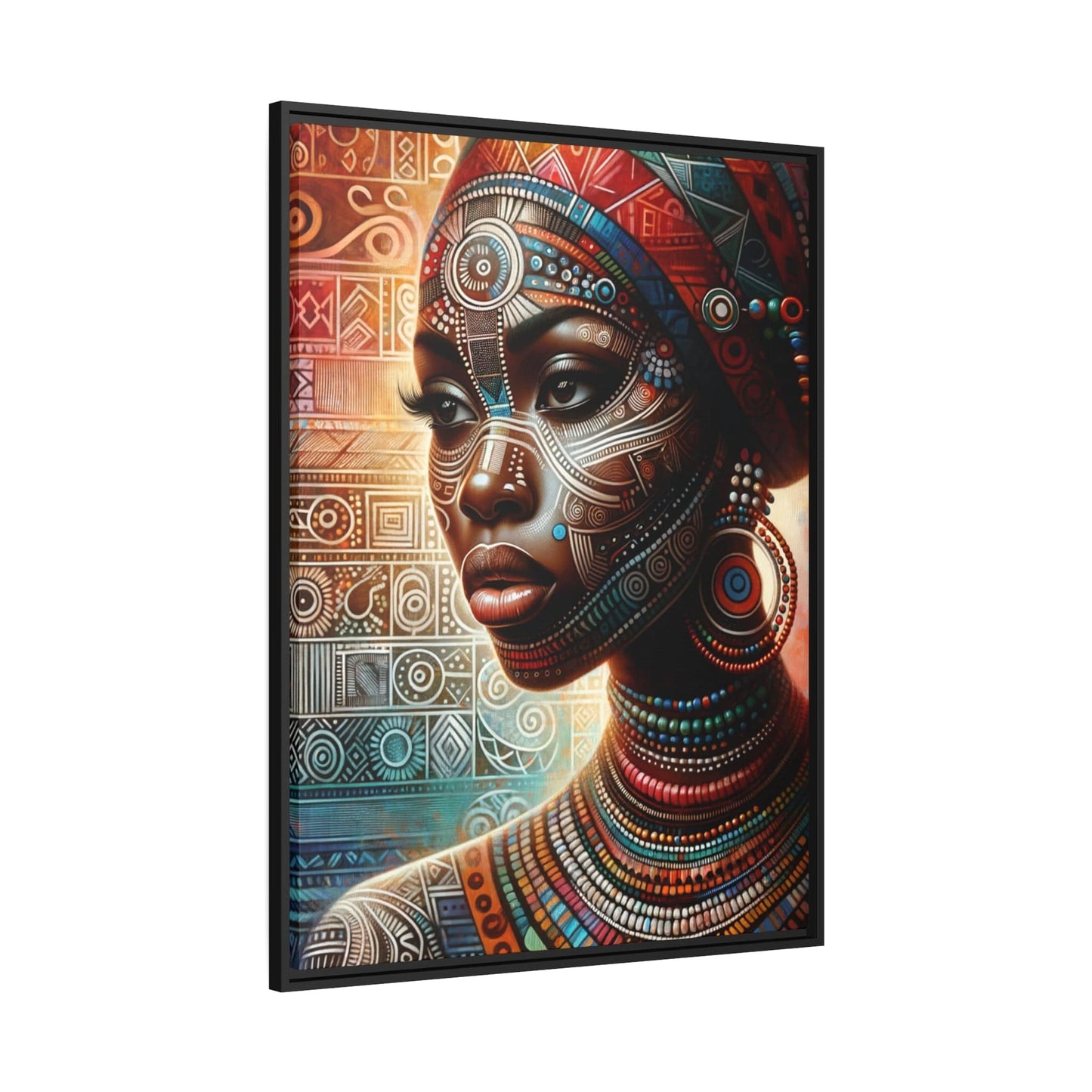 Printify Canvas Tableau "Femmes africaines: Puissance, Beauté et Résilience"