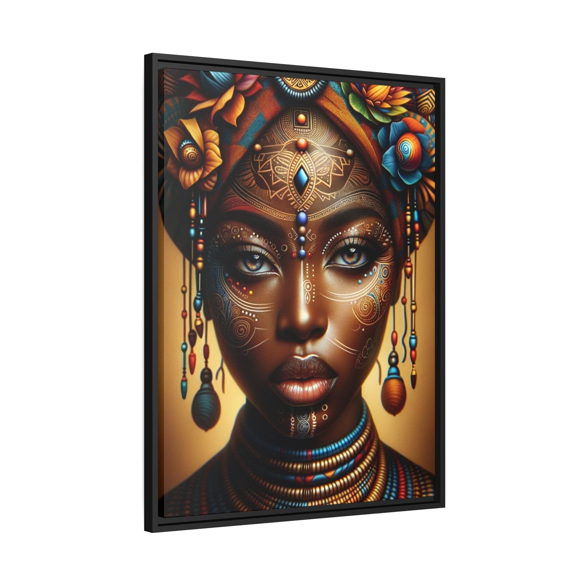 Printify Canvas Tableau La beauté intemporelle de la femme africaine