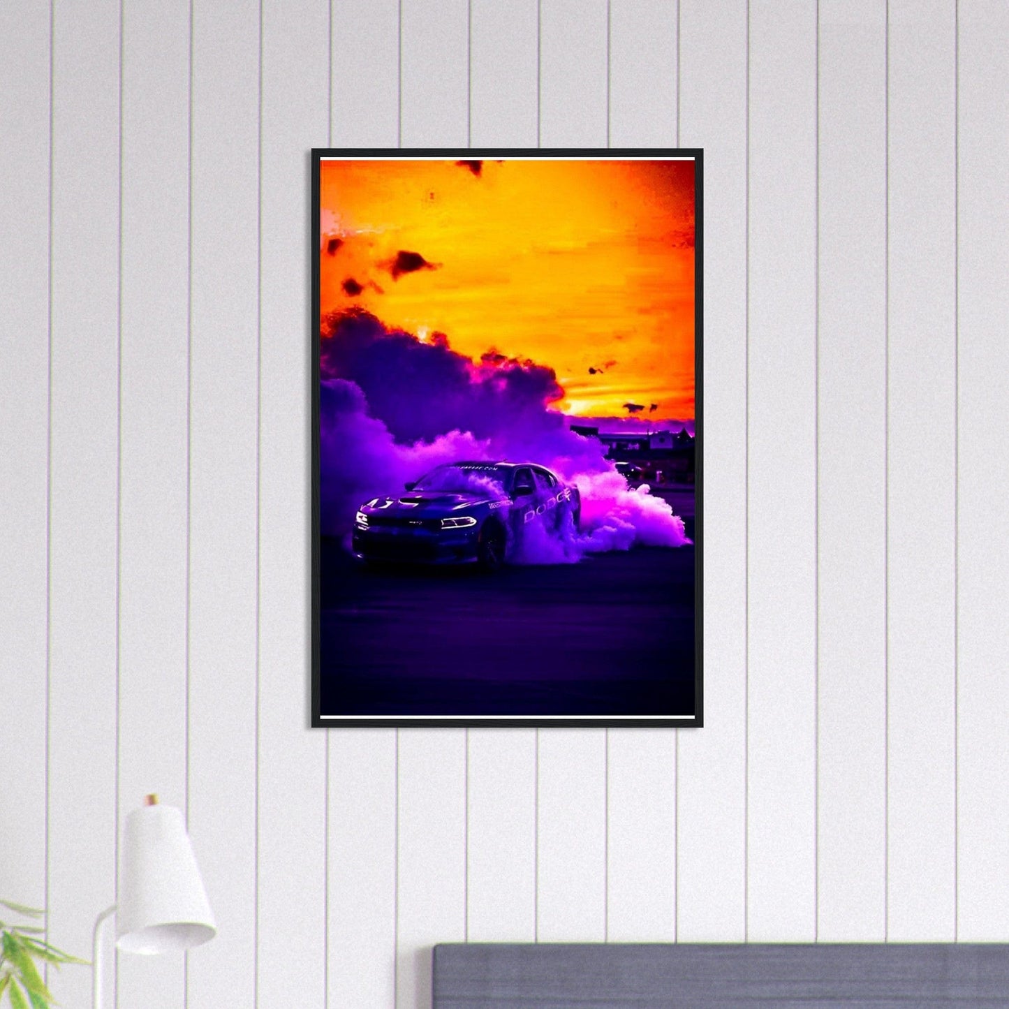 Canvanation Print Material 60x90 cm / 24x36″ Tableau Voiture Dodge Charger