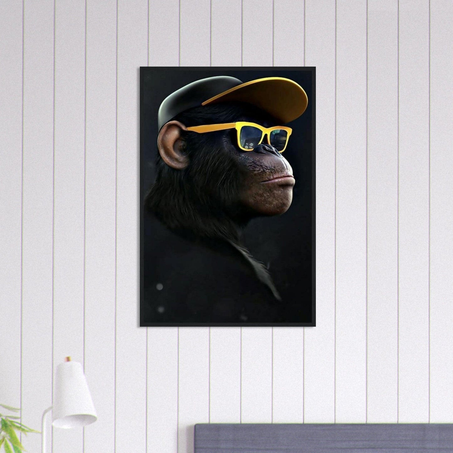 Canvanation Print Material 60x90 cm / 24x36″ Tableau Singe Lunette