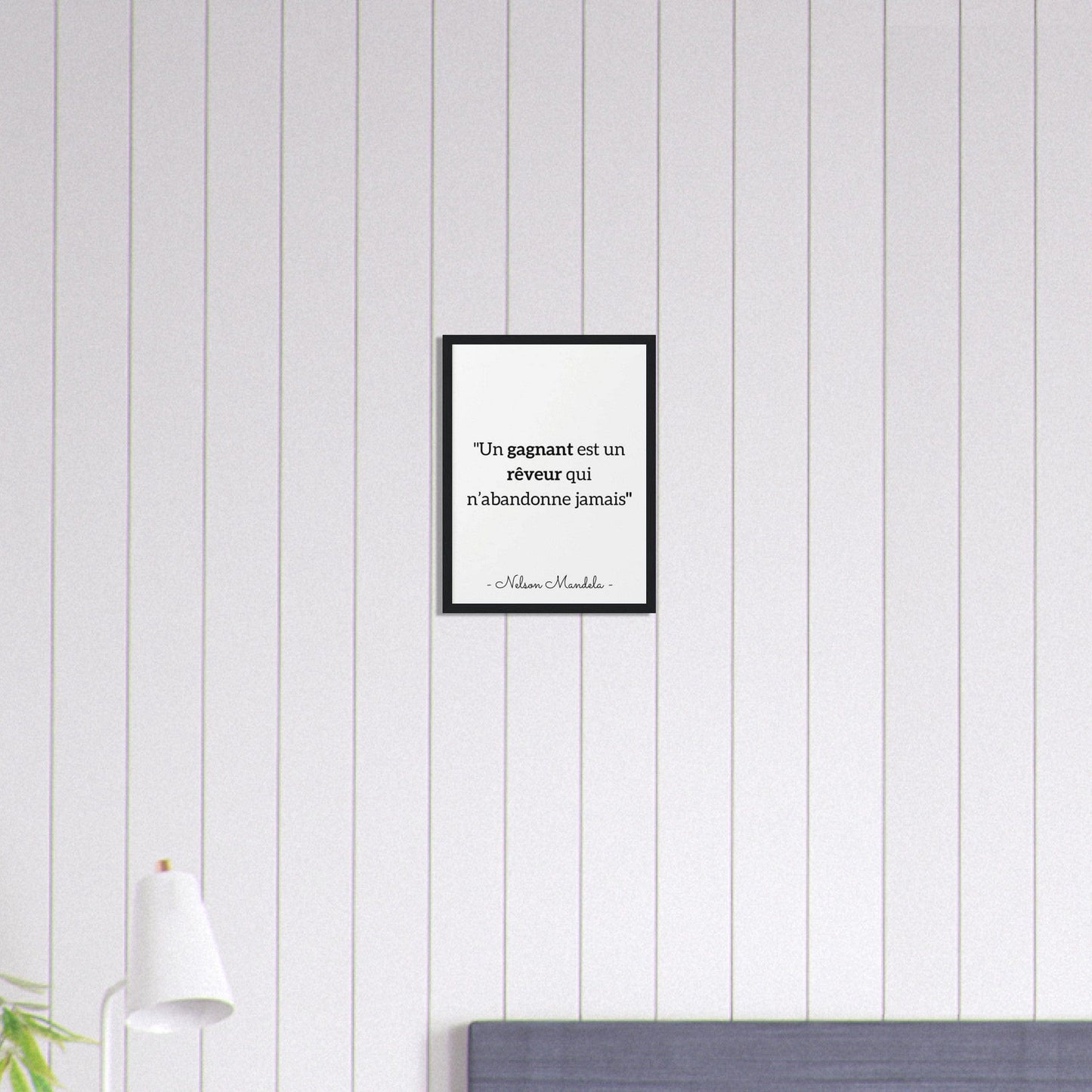 Canvanation Print Material 30x40 cm / 12x16″ Tableau Citation Nelson Mandela