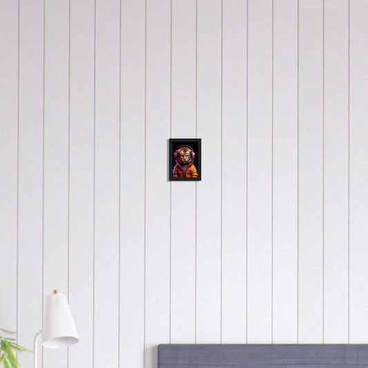 Canvanation Print Material 13x18 cm / 5x7″ Tableau Jeune Tigre Personnifié