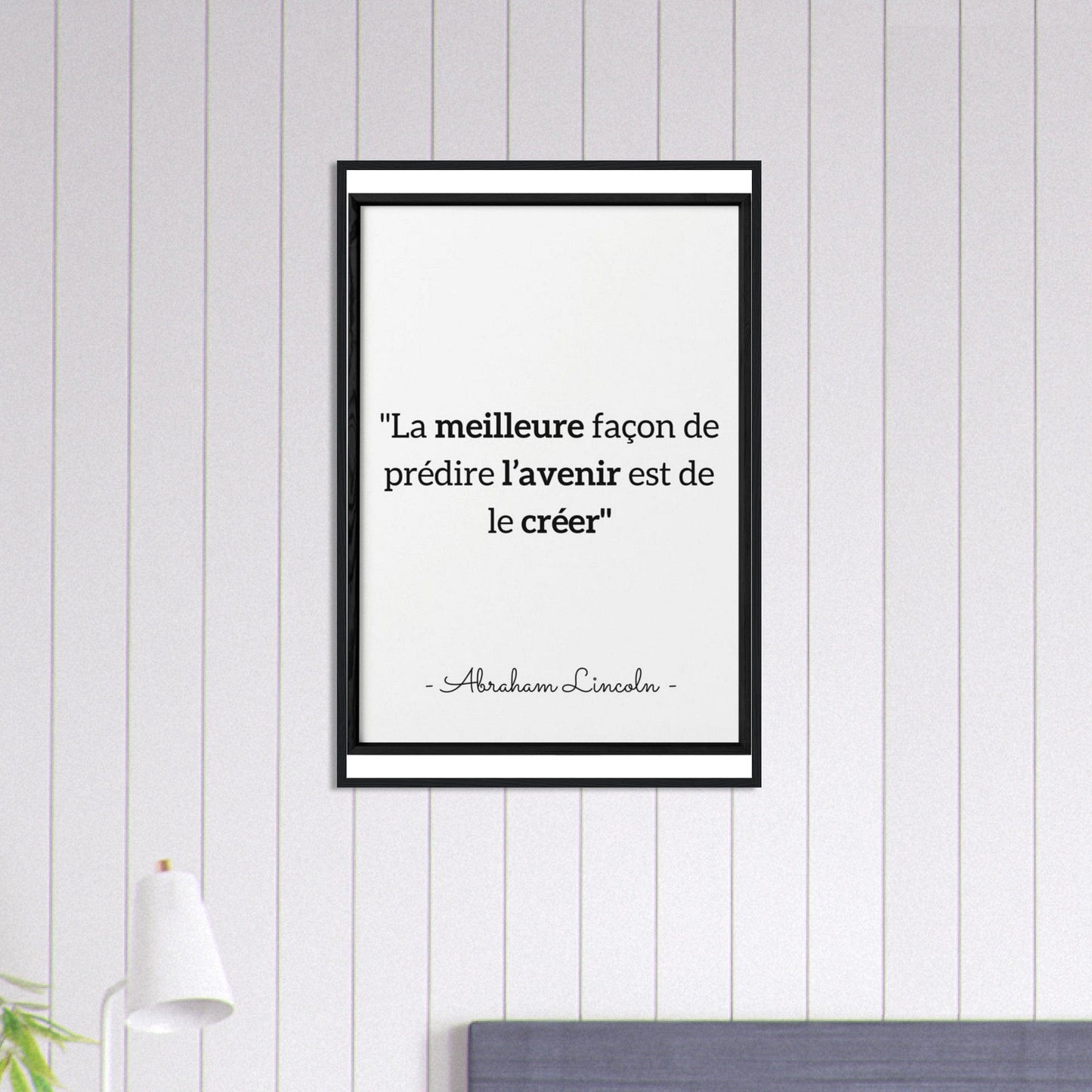 Canvanation Print Material 60x90 cm / 24x36″ Tableau Citation Abraham Lincoln