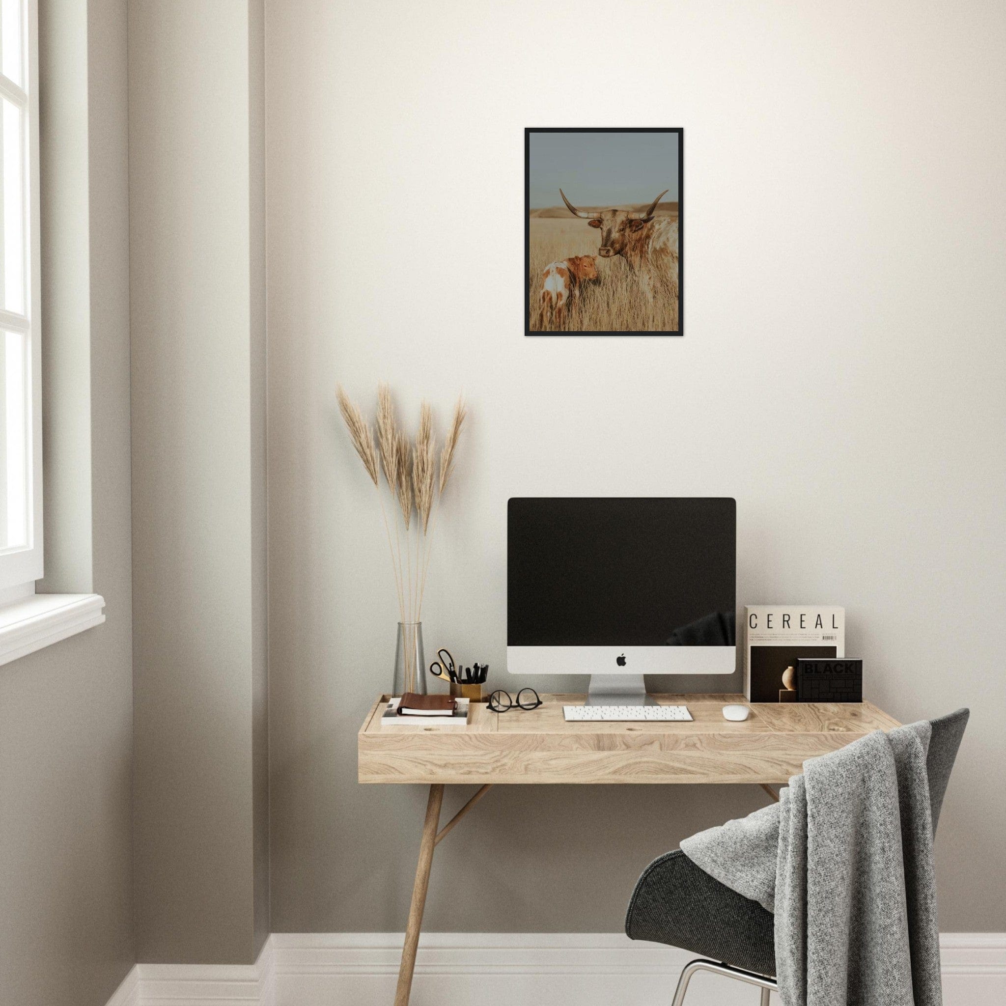 Canvanation Print Material Tableau Vache Gasconne