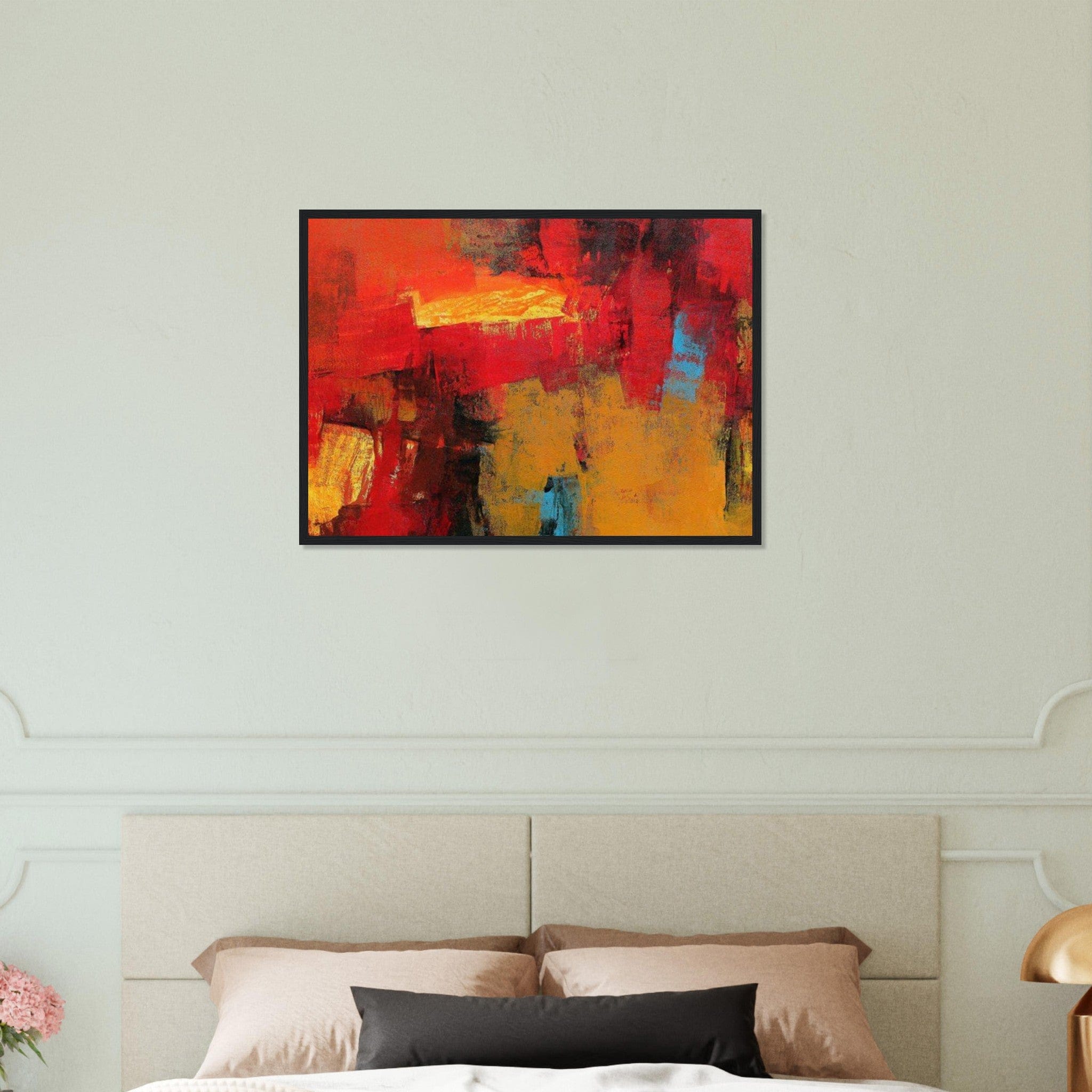 Gelato Print Material Tableau Panoramique Abstrait Peinture