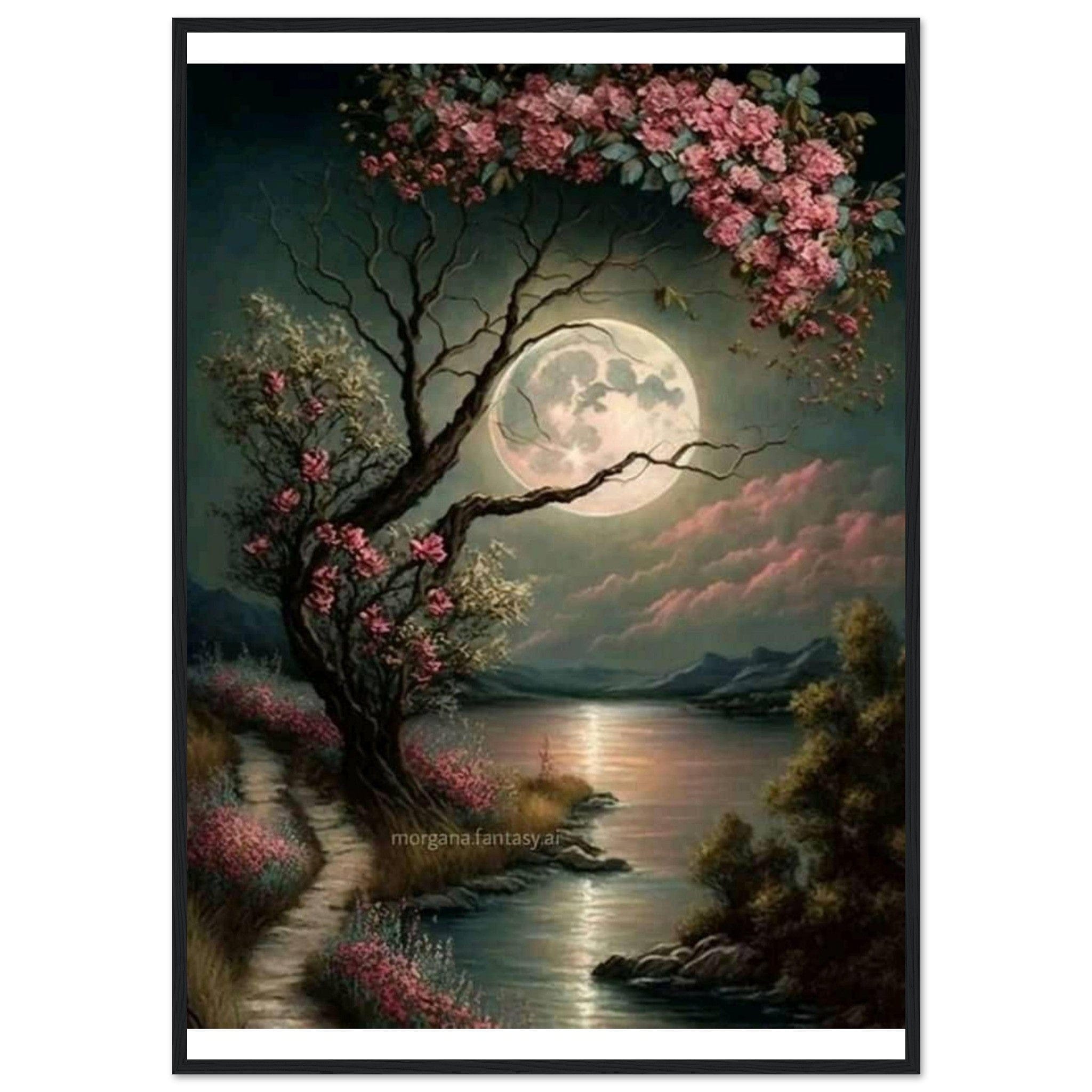 Gelato Print Material 70x100 cm / 28x40″ Tableau Paysage Lune