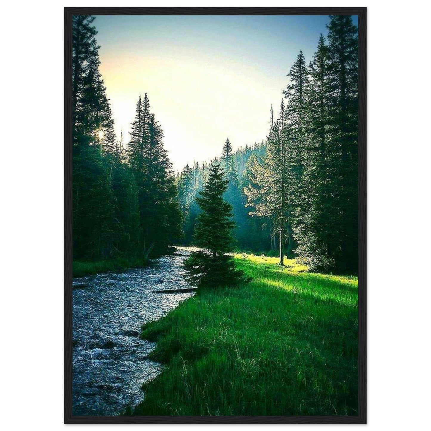 Canvanation Print Material 50x70 cm / 20x28″ Tableau Forêt Automne