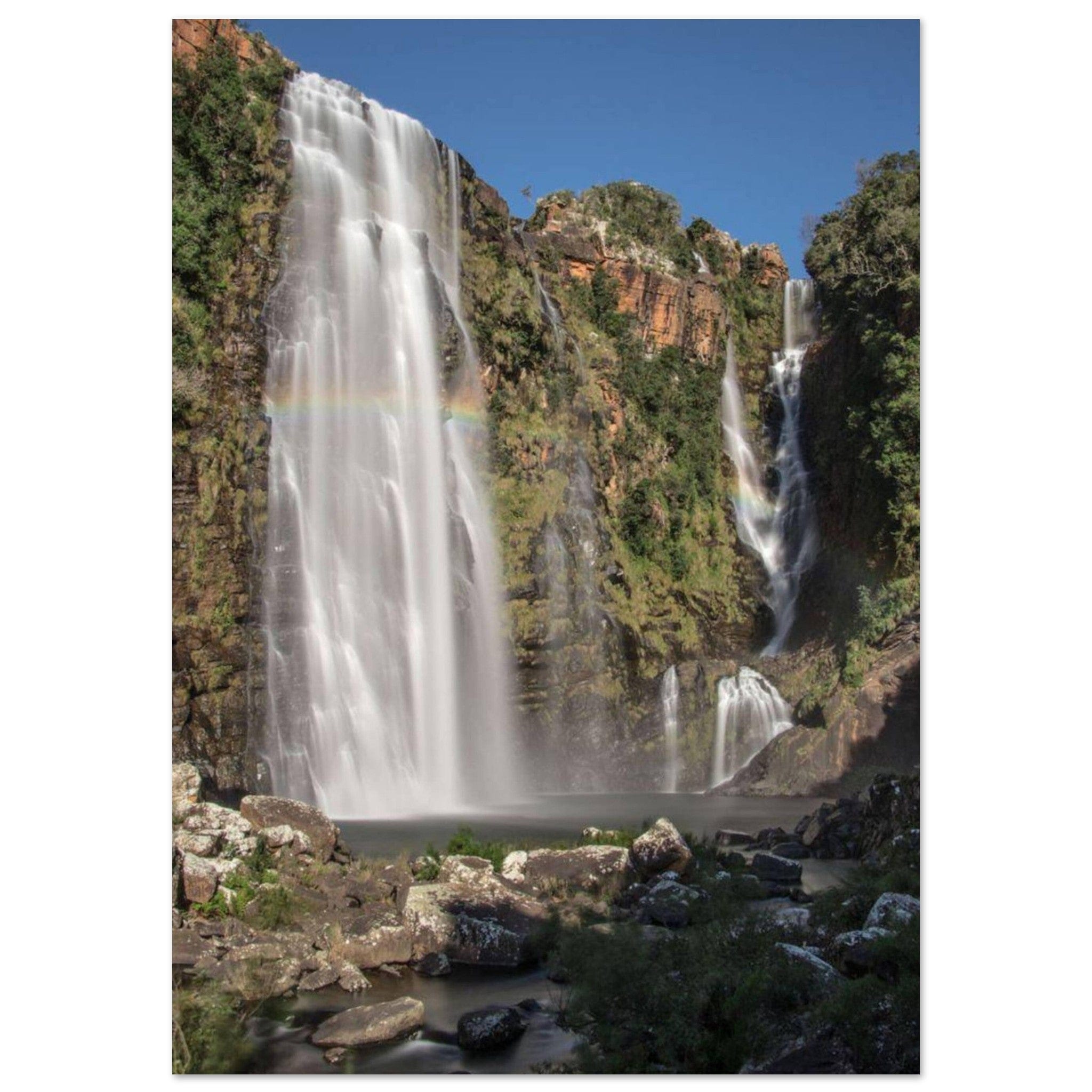 Gelato Print Material A0 (84.1 x 118.9 cm) Affiche Africaine Chute D'Eau