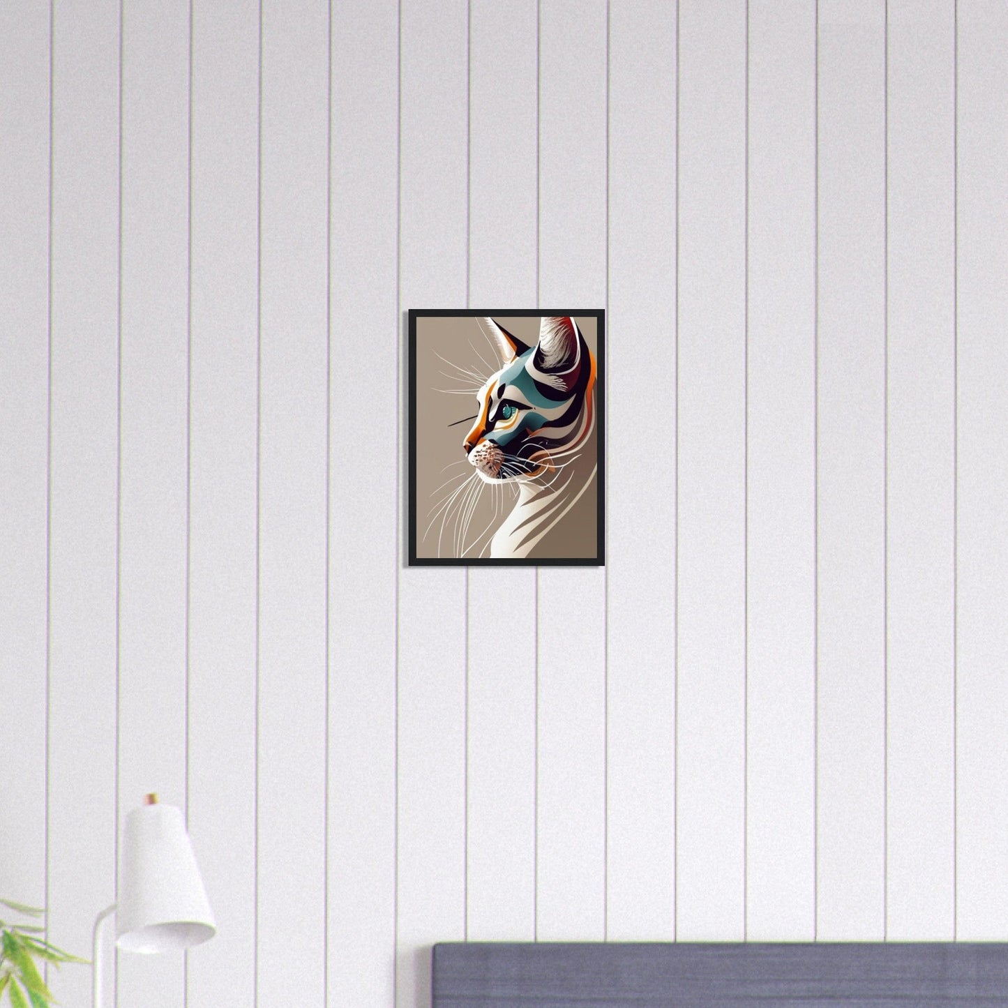 Canvanation Print Material 30x40 cm / 12x16″ Tableau Pop Art Chat Félin