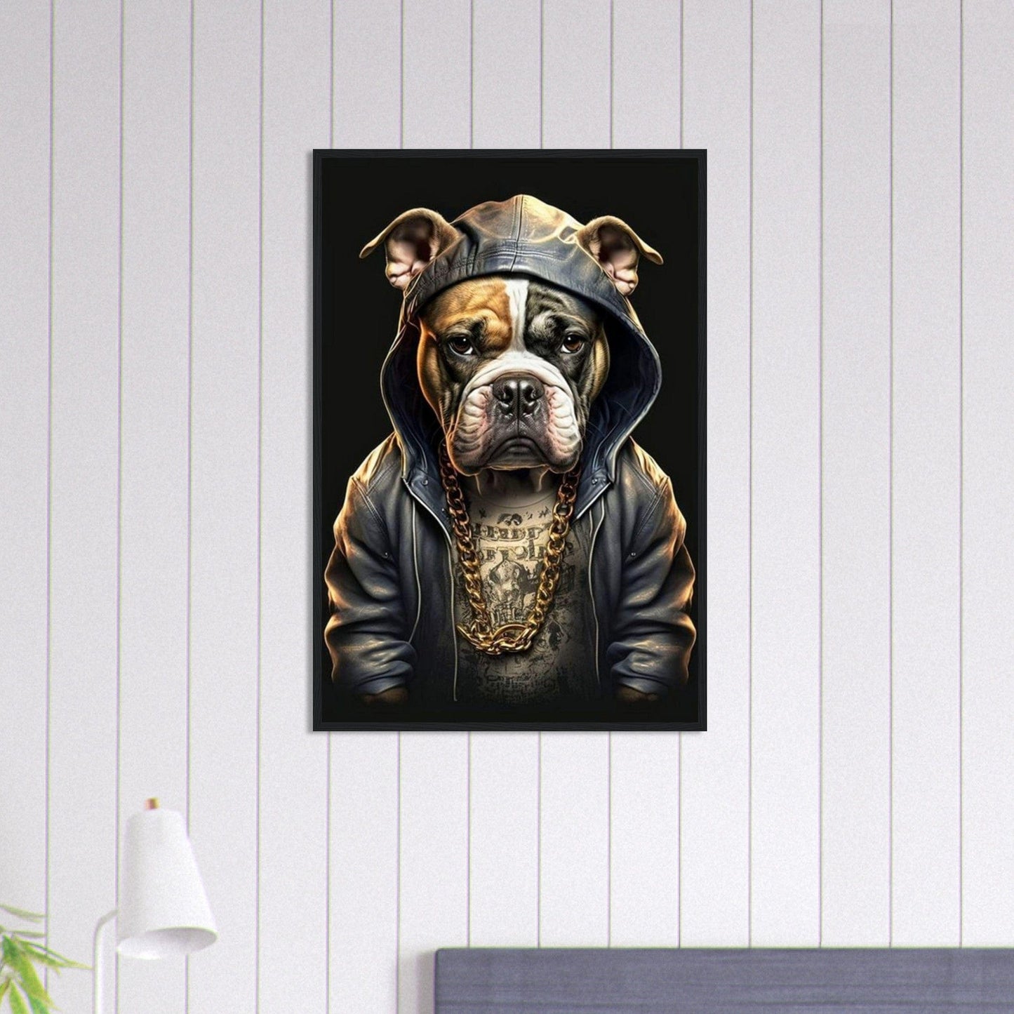 Canvanation Print Material 60x90 cm / 24x36″ Tableau Chien - Au-delà des mots