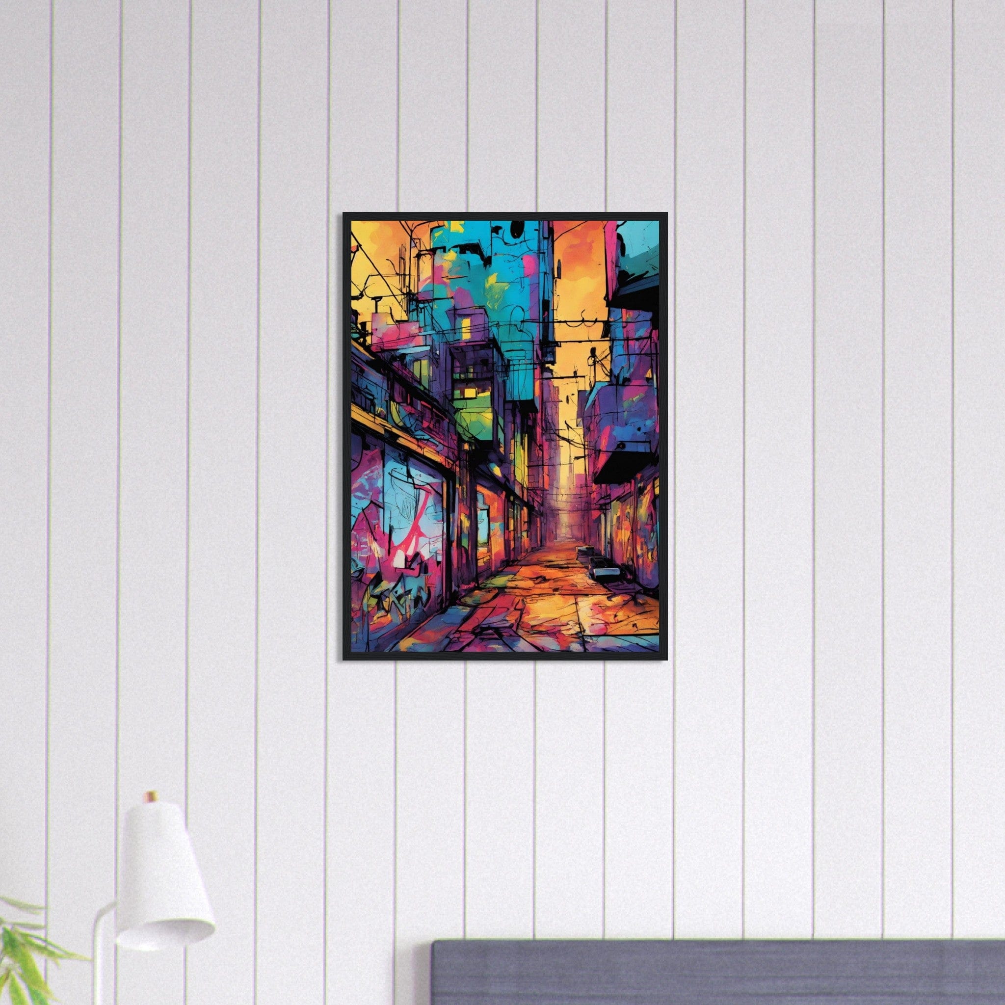 Canvanation Print Material 50x70 cm / 20x28″ Tableau Street Art Ville Graffiti