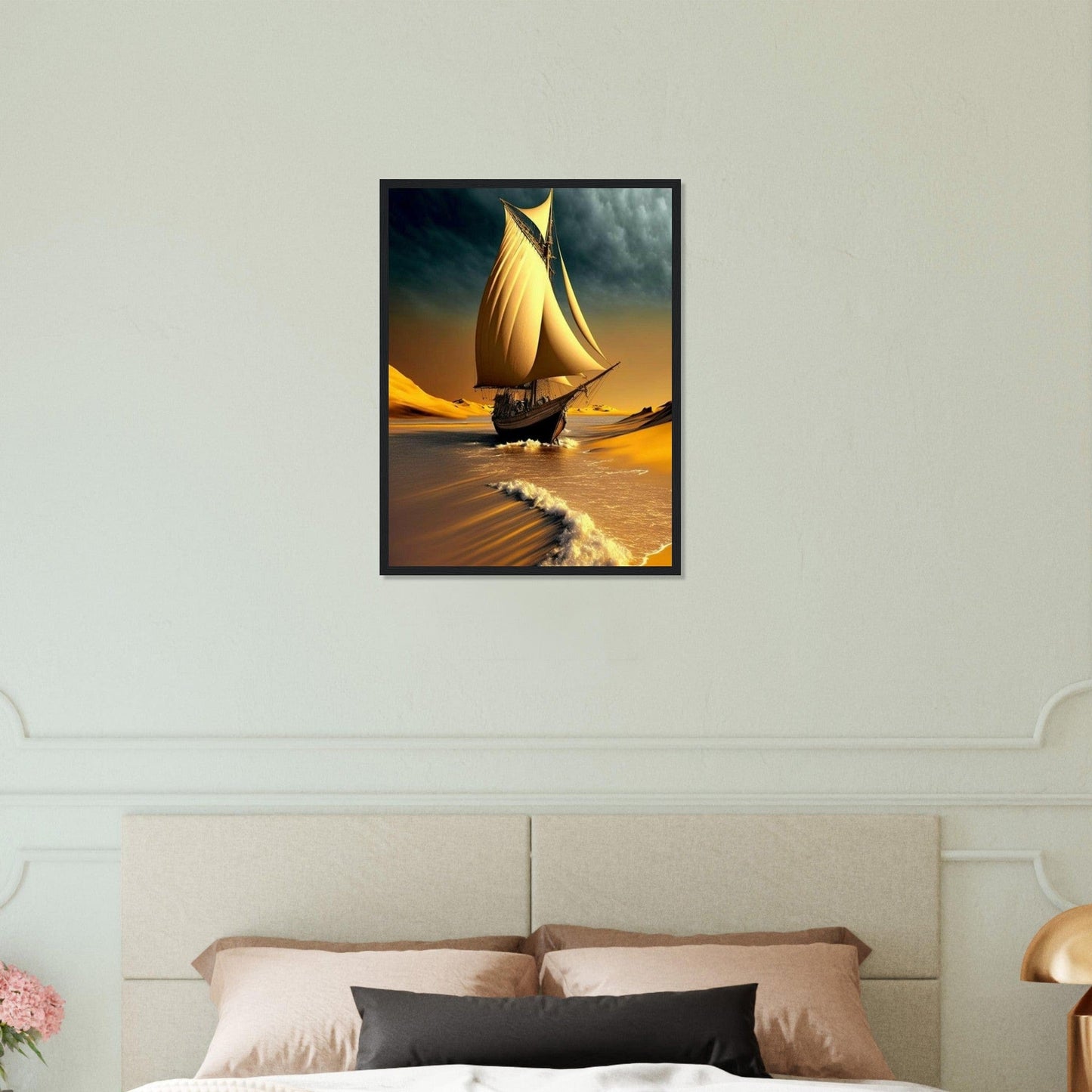 Gelato Print Material Tableau Peinture Voilier