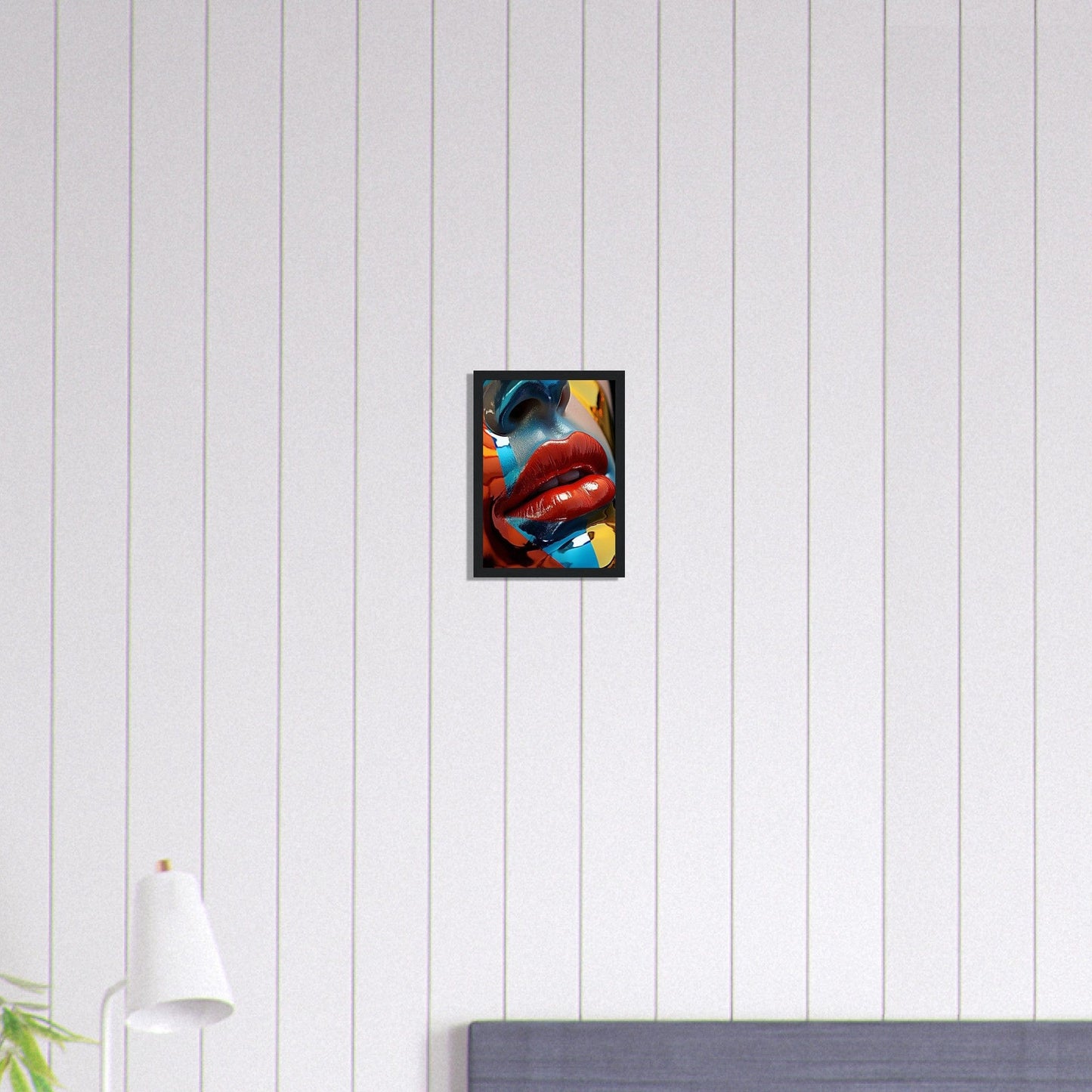 Canvanation Print Material A4 21x29.7 cm / 8x12″ Tableau Femme au Visage Coloré