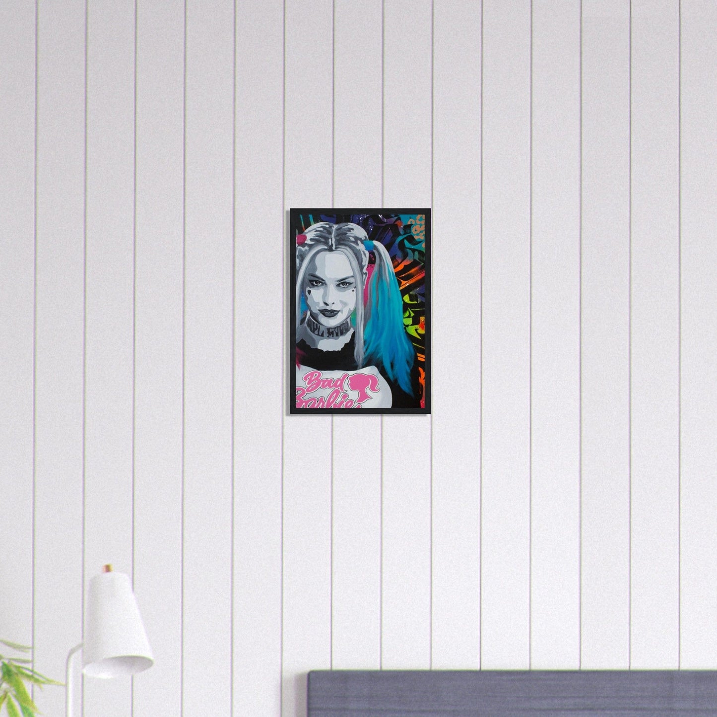 Canvanation Print Material 30x45 cm / 12x18″ Tableau Street Art Jocker Harley Quiin