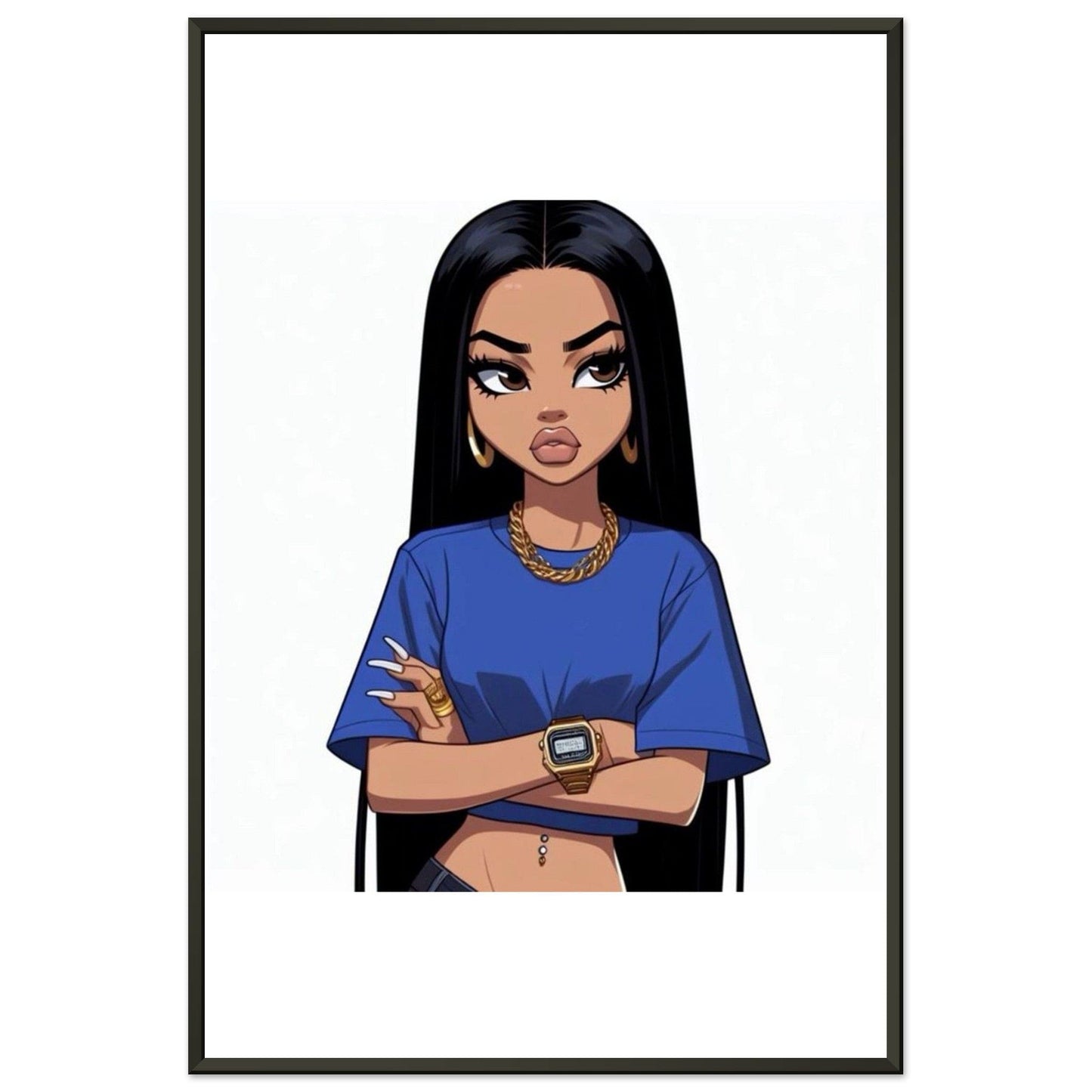 Canvanation Print Material 60x90 cm / 24x36″ Cadre Photo Personnalisé Aluminium AI