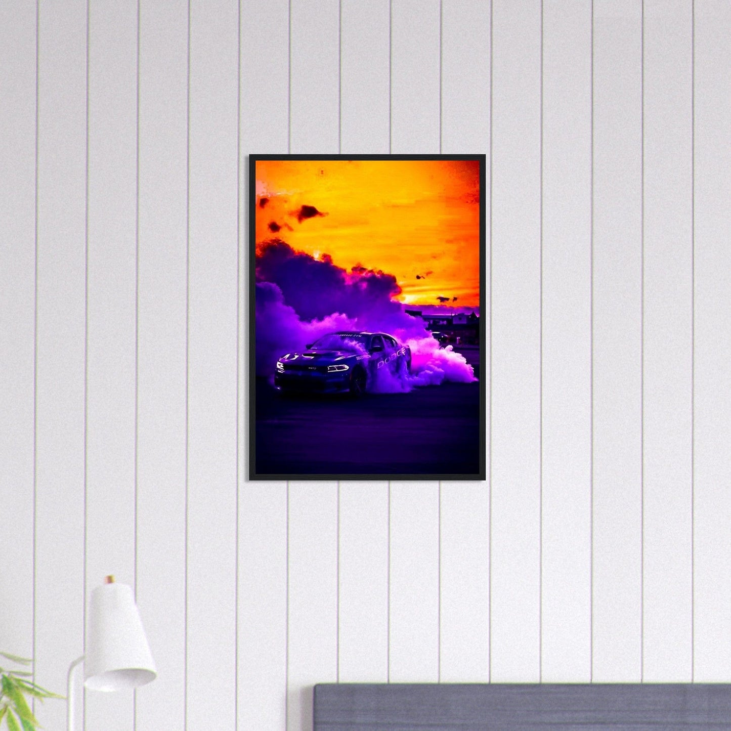 Canvanation Print Material 50x70 cm / 20x28″ Tableau Voiture Dodge Charger