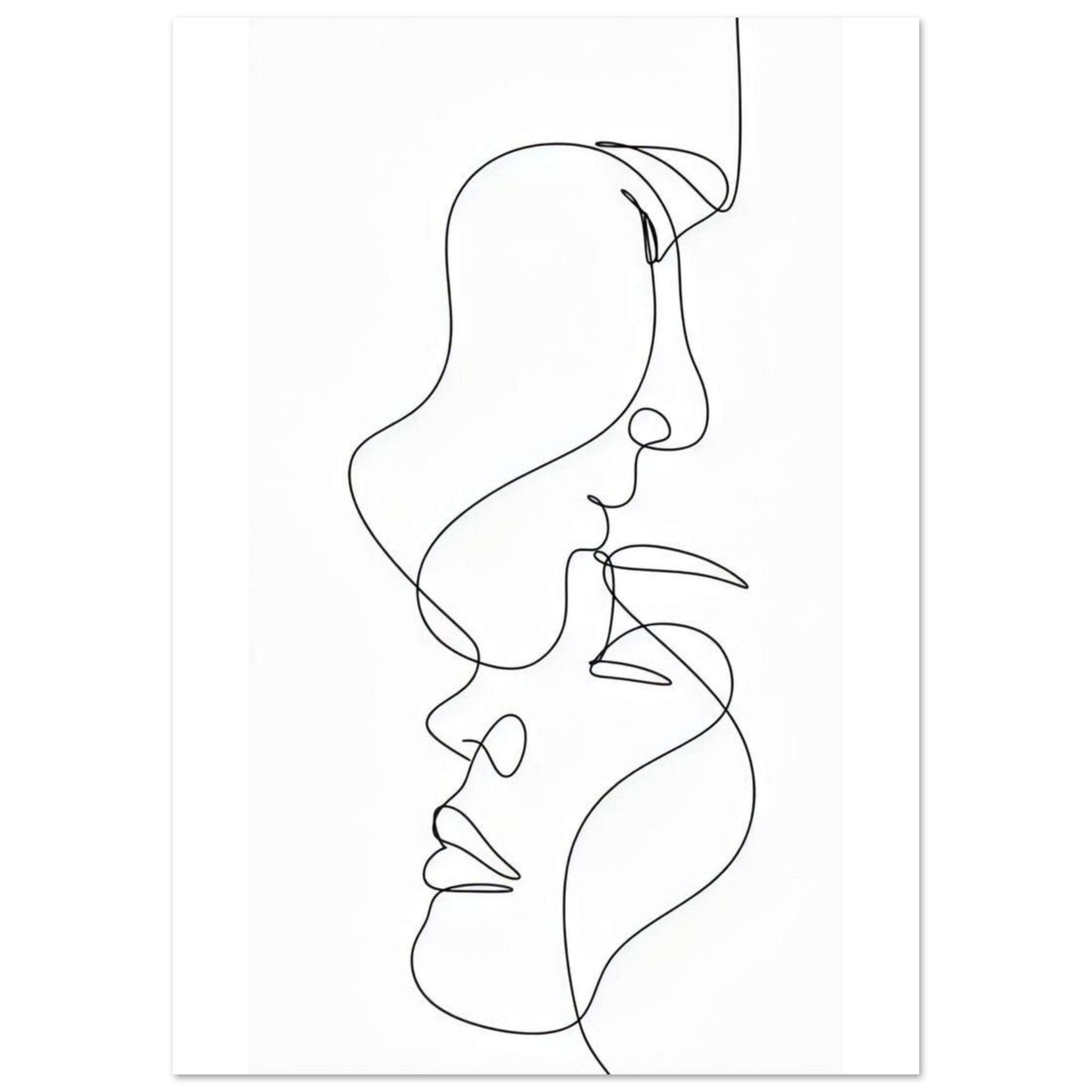 Gelato Print Material A1 (59.4 x 84.1  cm) Poster Couple Amoureux