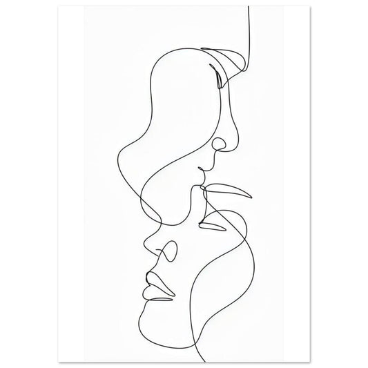 Gelato Print Material A1 (59.4 x 84.1  cm) Poster Couple Amoureux