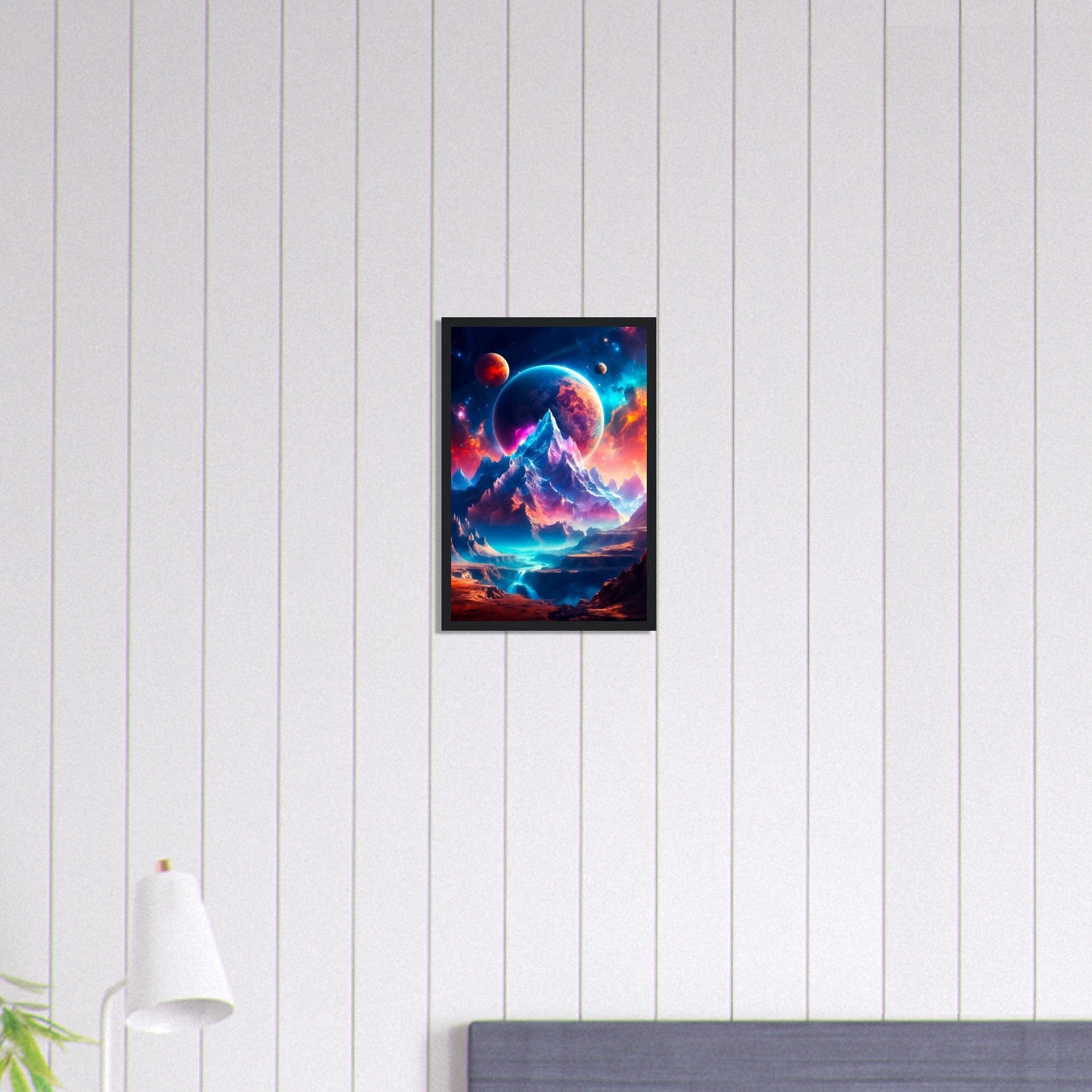 Canvanation Print Material 30x45 cm / 12x18″ Tableau Planete Galaxie en Éveil