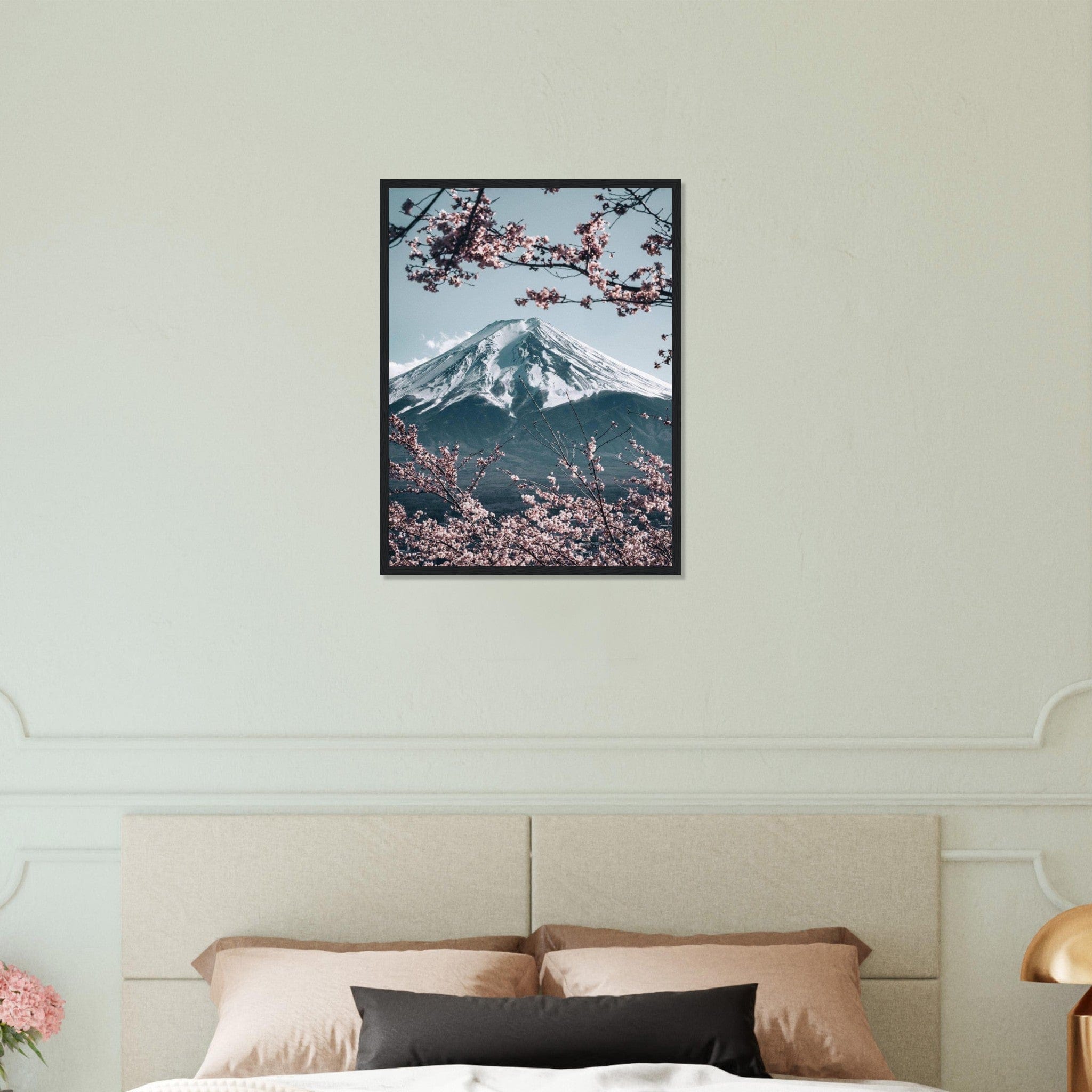Canvanation Print Material 45x60 cm / 18x24″ Tableau Mont Fudji Fleur Cerisier