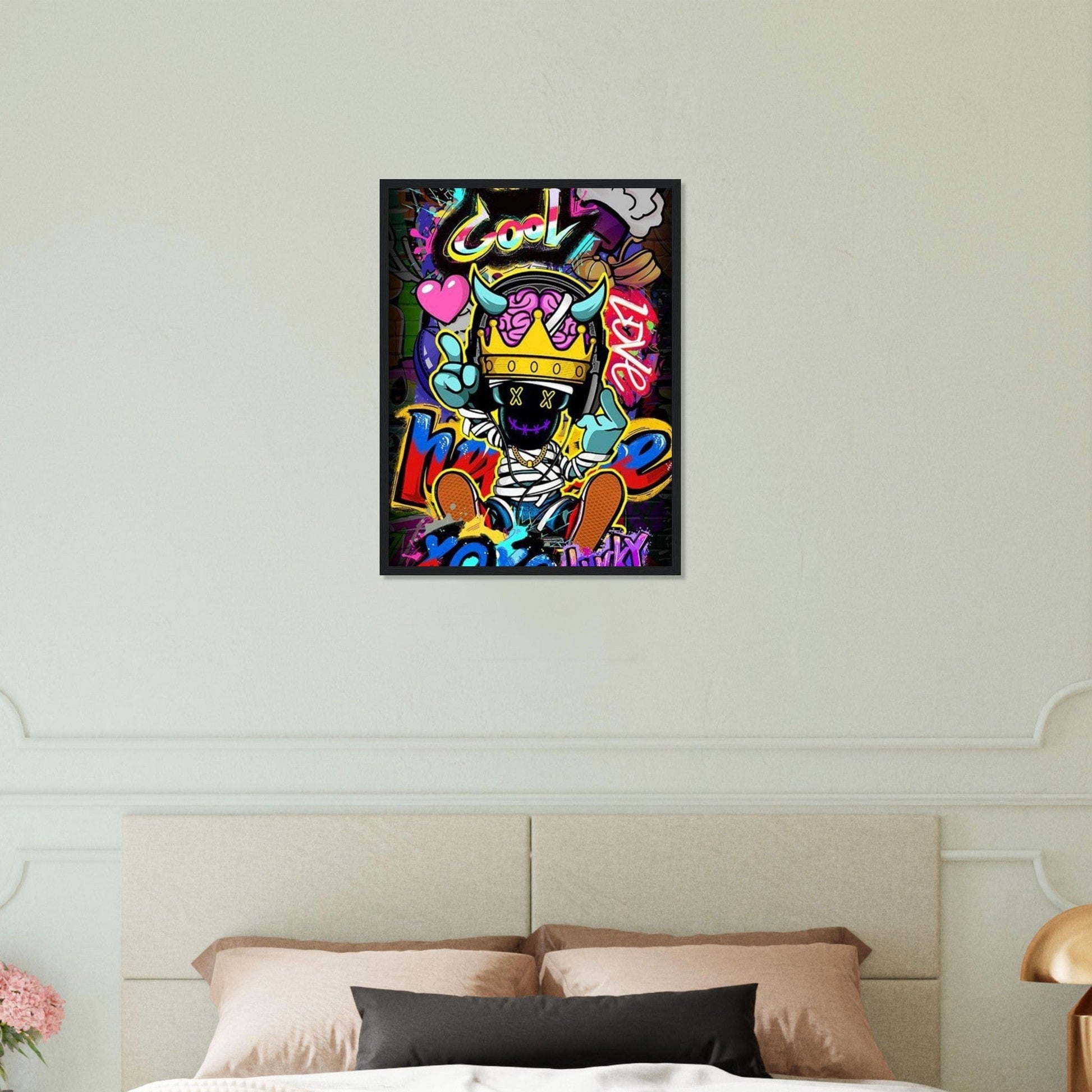 Gelato Print Material Graffiti Toile