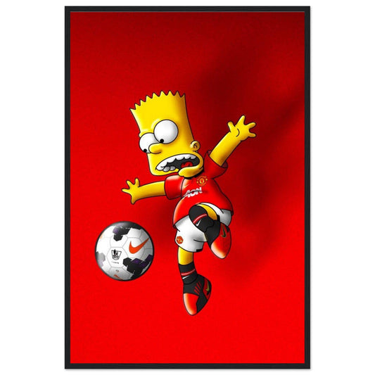 Canvanation Print Material 60x90 cm / 24x36″ Tableau Football Simpson