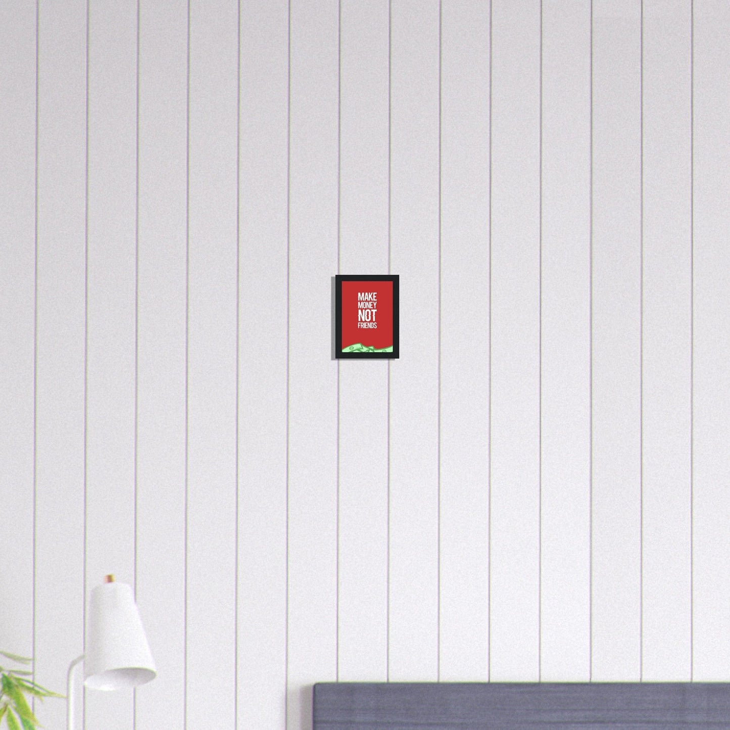 Canvanation Print Material 13x18 cm / 5x7″ Tableau Citation Make Money Not Friends