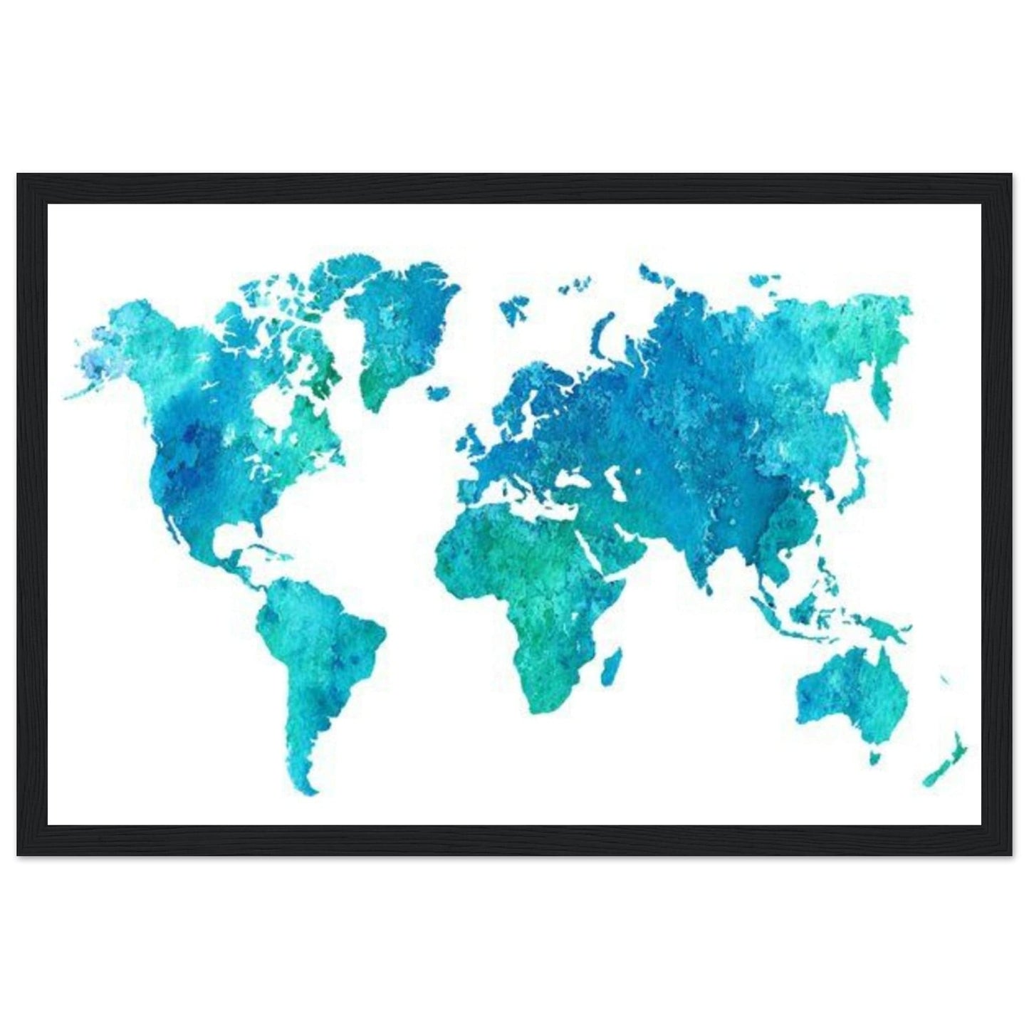 Canvanation Print Material 30x45 cm / 12x18″ Tableau Planisphere Du Monde