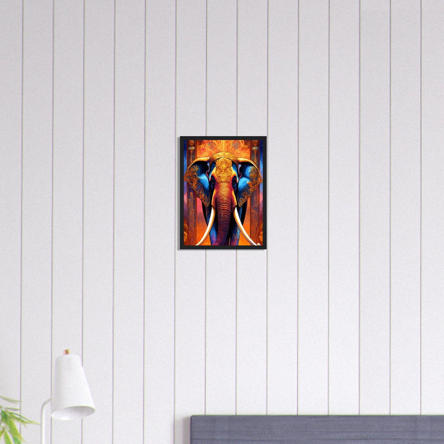 Canvanation Print Material 30x40 cm / 12x16″ Tableau Elephant Force Et Sagesse