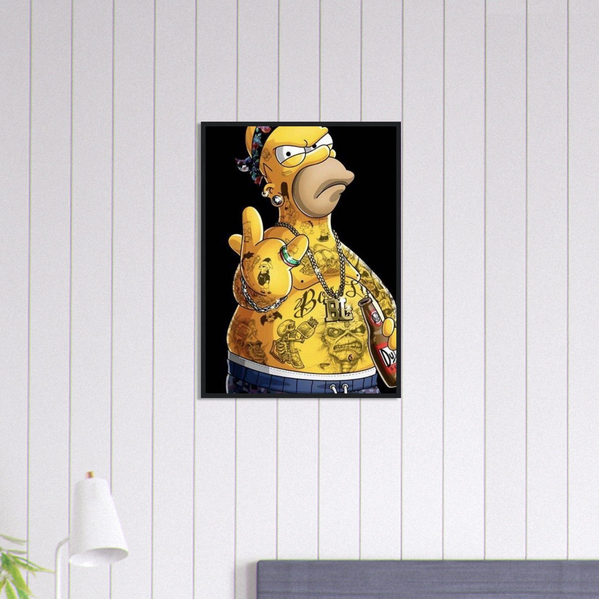 Canvanation Print Material 50x70 cm / 20x28″ Tableau Simpson Tatoué