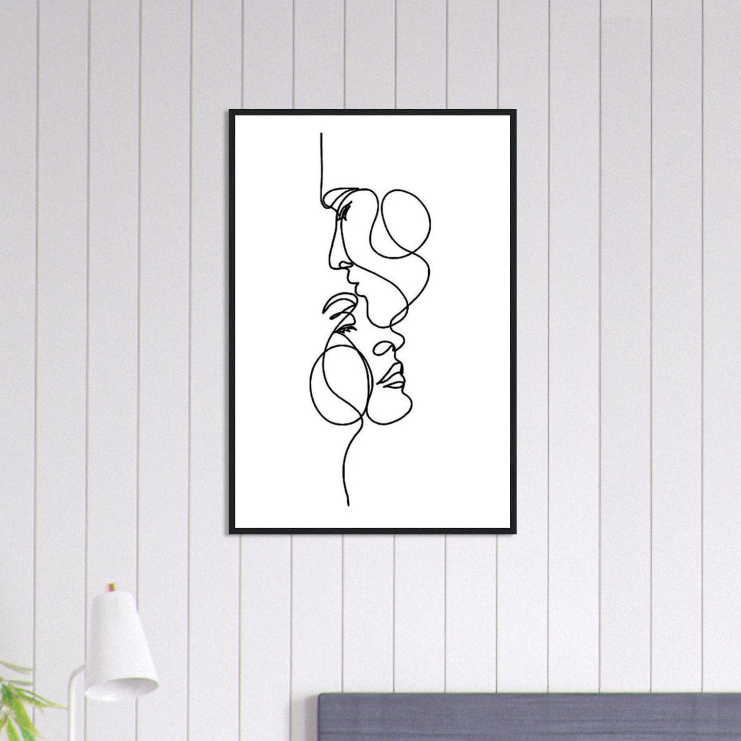 Canvanation Print Material 60x90 cm / 24x36″ Tableau Couple Symphonie des Sentiments