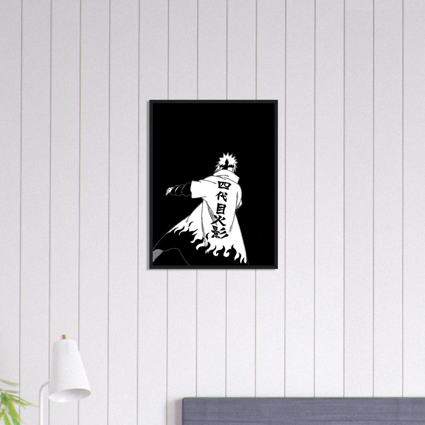 Canvanation Print Material 45x60 cm / 18x24″ Tableau Photo Noir Et Blanc-Anime-Naruto
