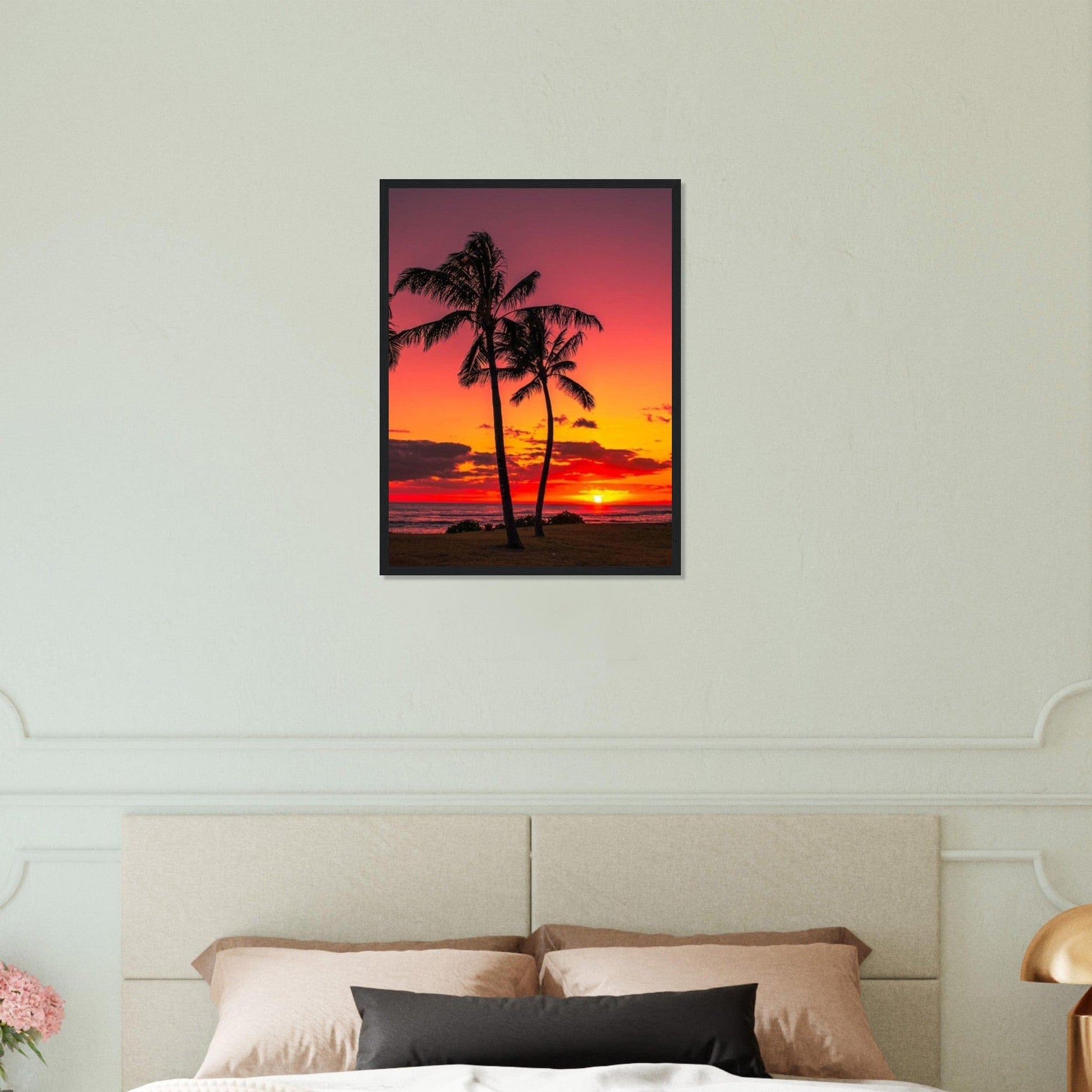 Gelato Print Material Tableau Coucher De Soleil