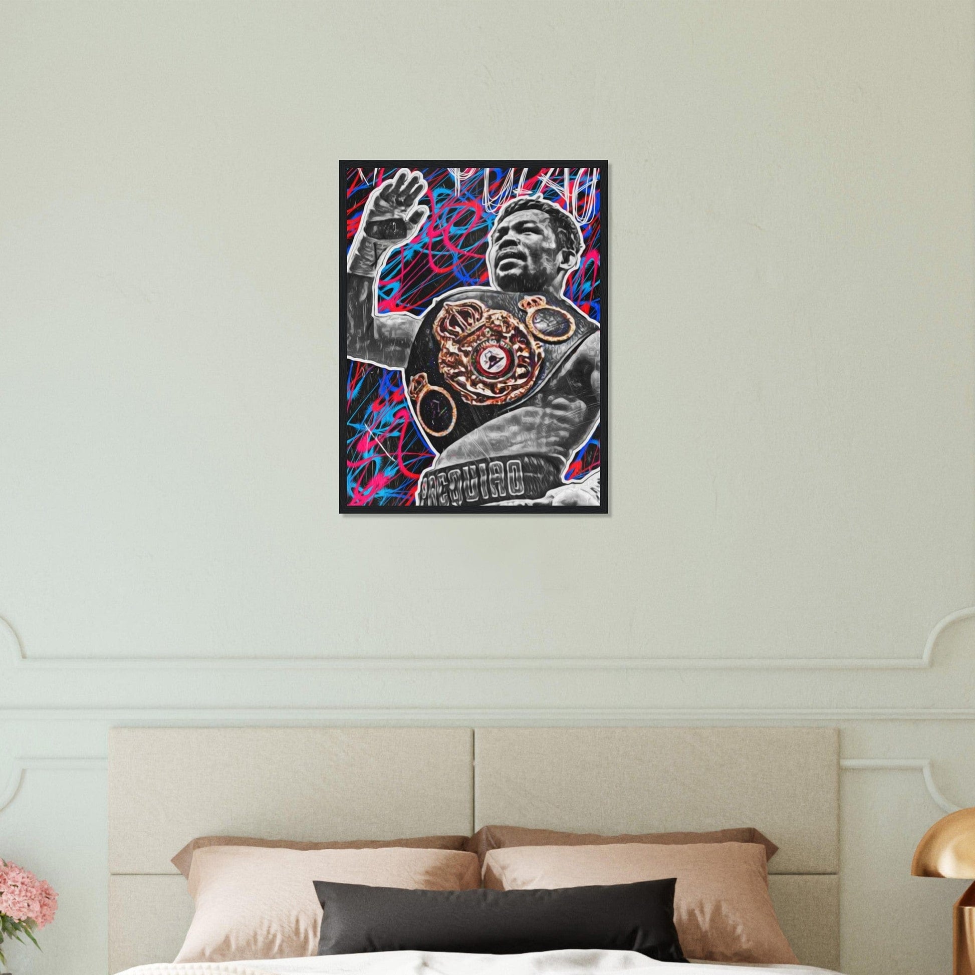 Canvanation Print Material 45x60 cm / 18x24″ Tableau Champion Boxe