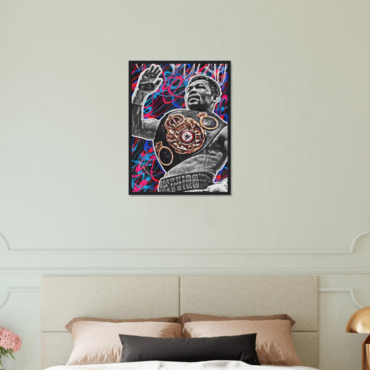 Canvanation Print Material 45x60 cm / 18x24″ Tableau Champion Boxe