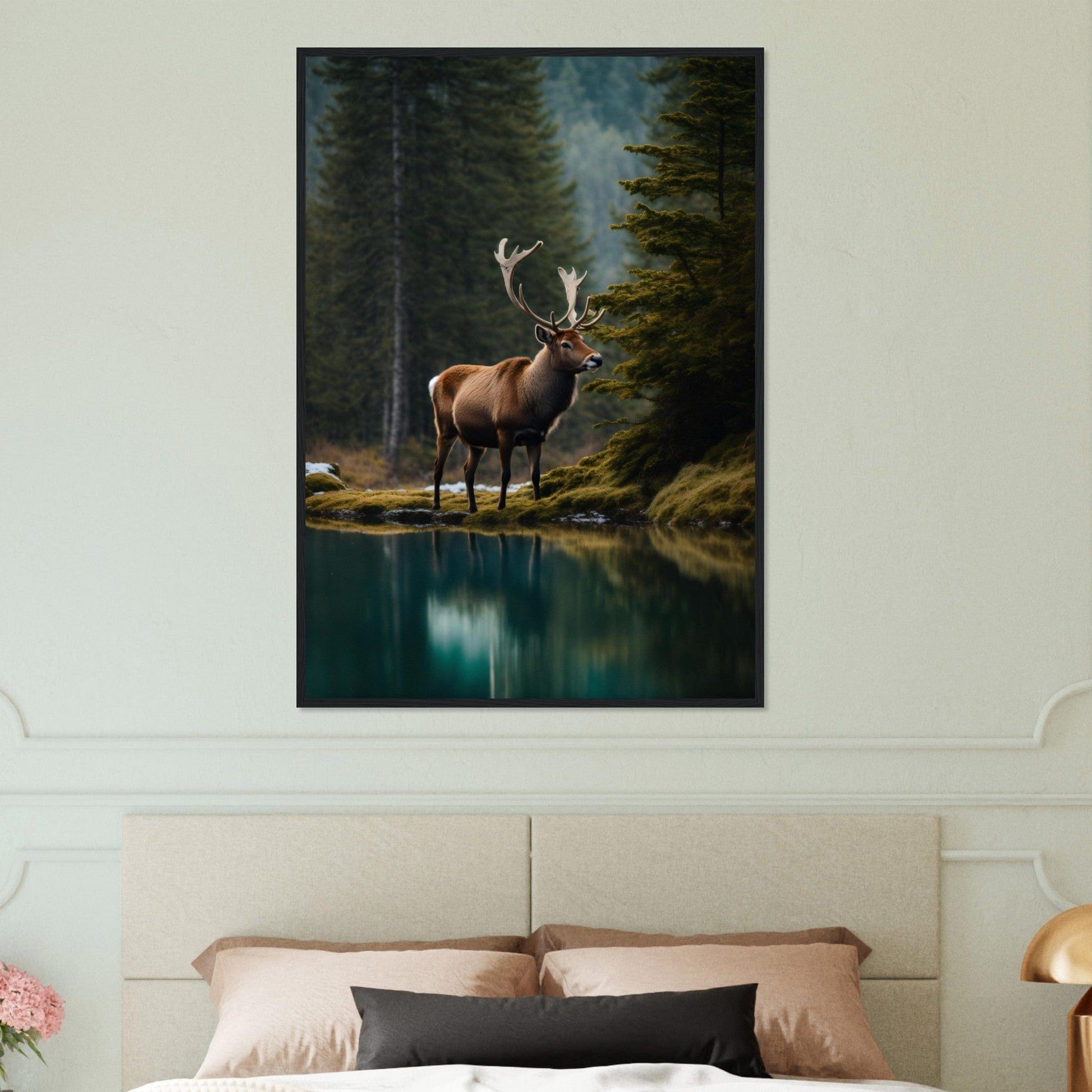 Canvanation Print Material Tableau Cerf L’Éveil du Cerf