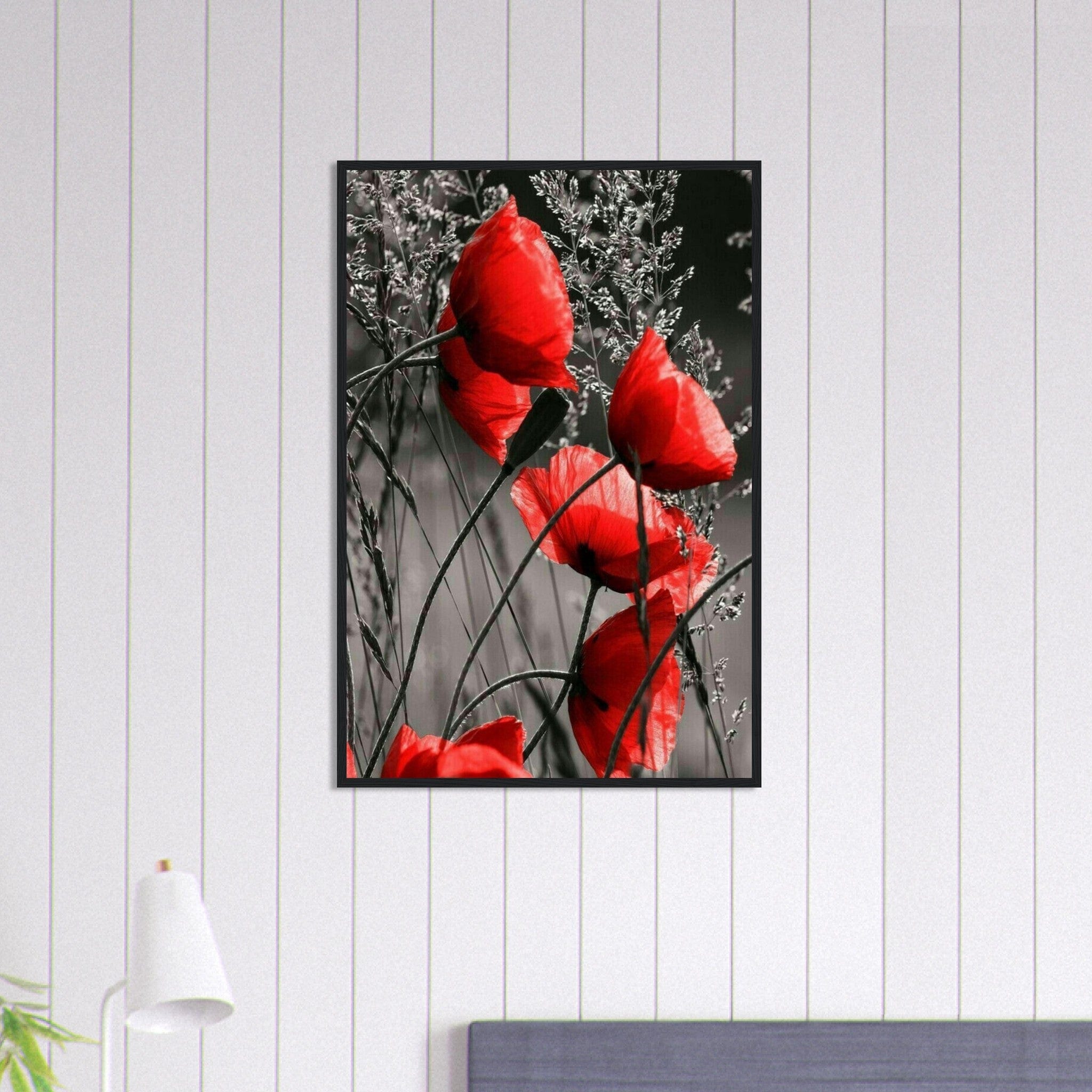 Canvanation Print Material 60x90 cm / 24x36″ Peinture Abstraite Coquelicot
