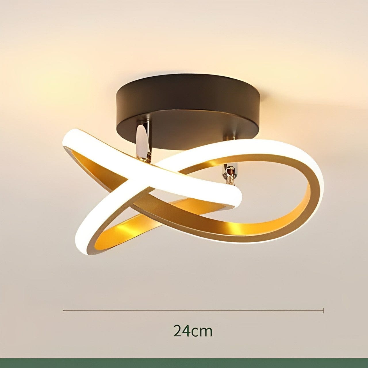 Canvanation Or / Lumière Tricolore Plafonnier LED Minimaliste
