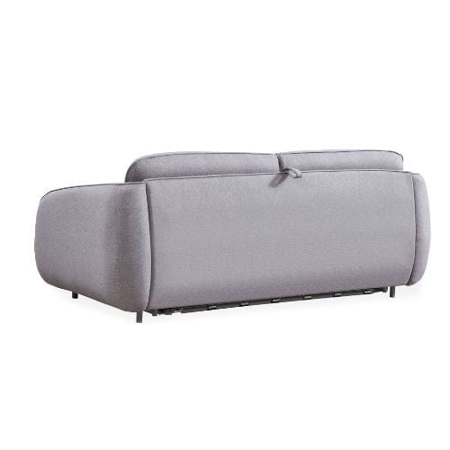 Canvanation Canapé Convertible Gris Clair - Design Compact, Confort Optimal et Conversion Facile