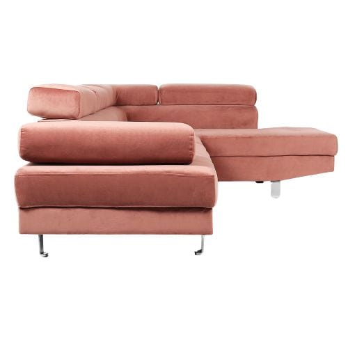 Canvanation Canapé d'Angle Rose – Confort, Élégance et Praticité pour Votre Salon