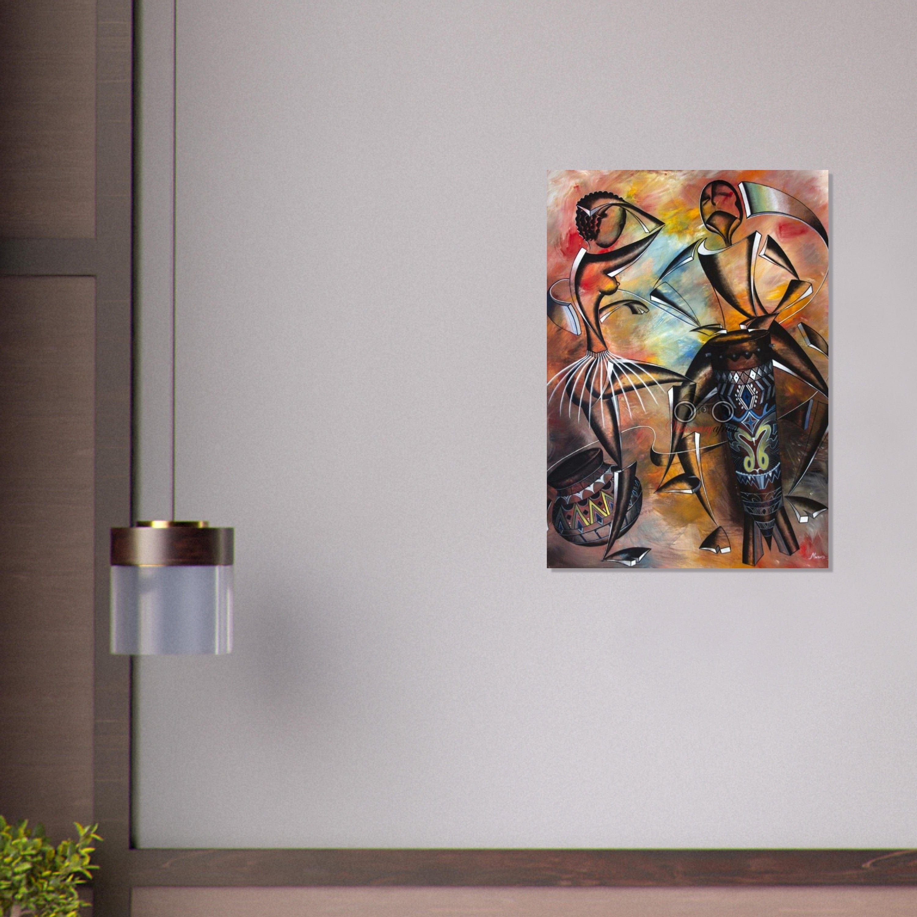 Gelato Print Material Affiche Africain Tambour