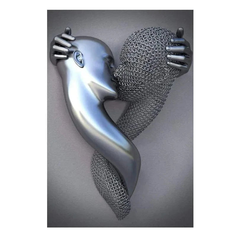 Canvanation 70x100cm / QP10224-G Affiche Statue Romantique Couple