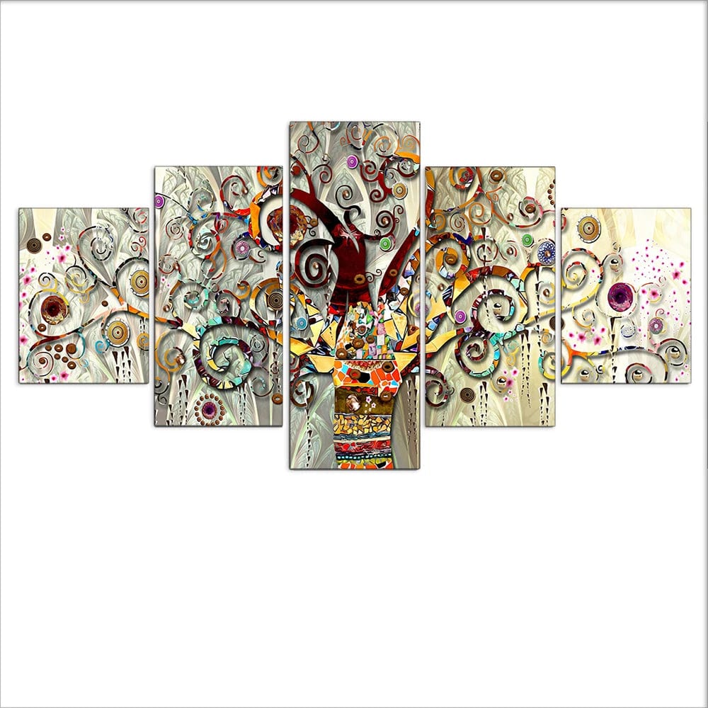 Canvanation 1 / 10x15 cm*2 10x20 cm*2 10x25 cm*1 Affiche - Arbre De vie
