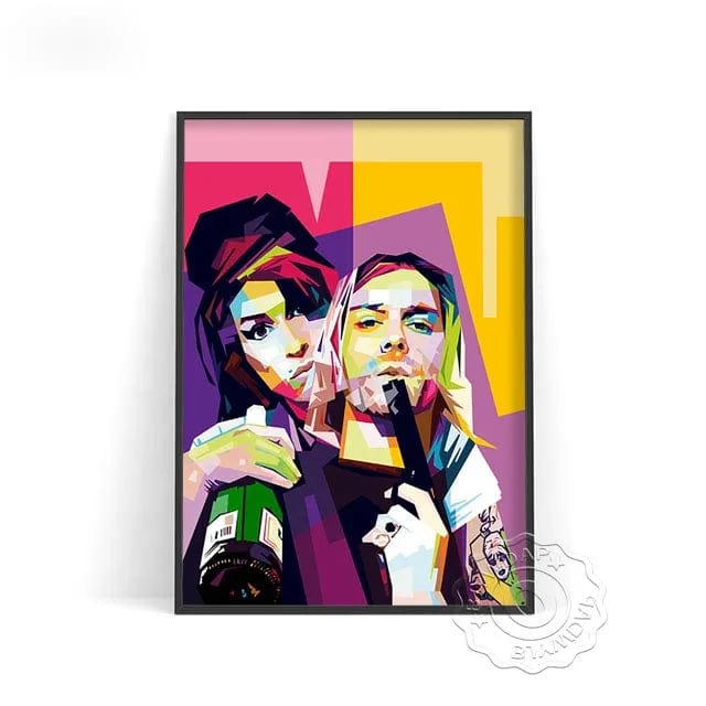 Canvanation L / 40x50cm Affiche Pop Amy Winehouse