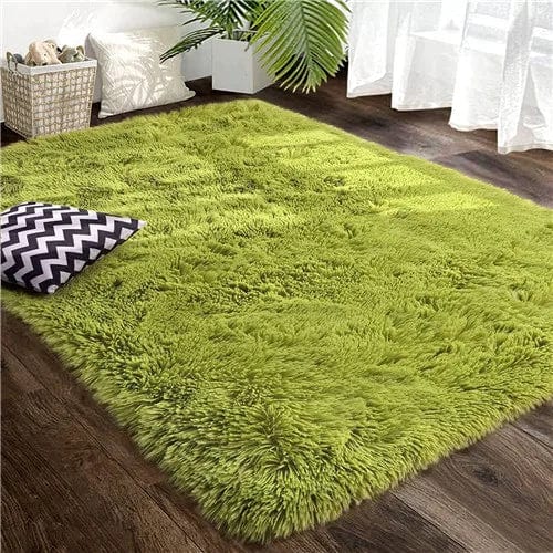 Canvanation Vert / 200cm x 250cm Tapis De Chambre - Éclatant pour une Ambiance Chaleureuse