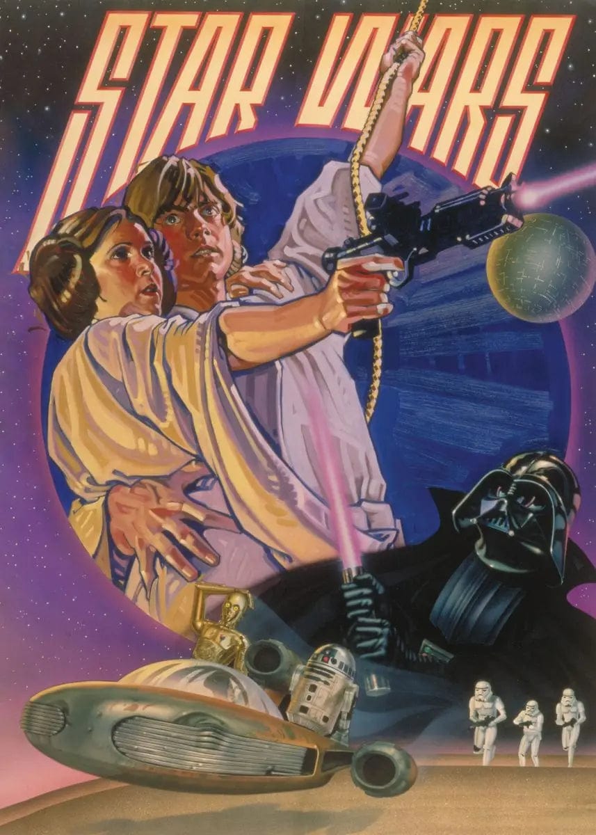 Canvanation PF4798 / 60x90cm Poster Star Wars Retro Disney