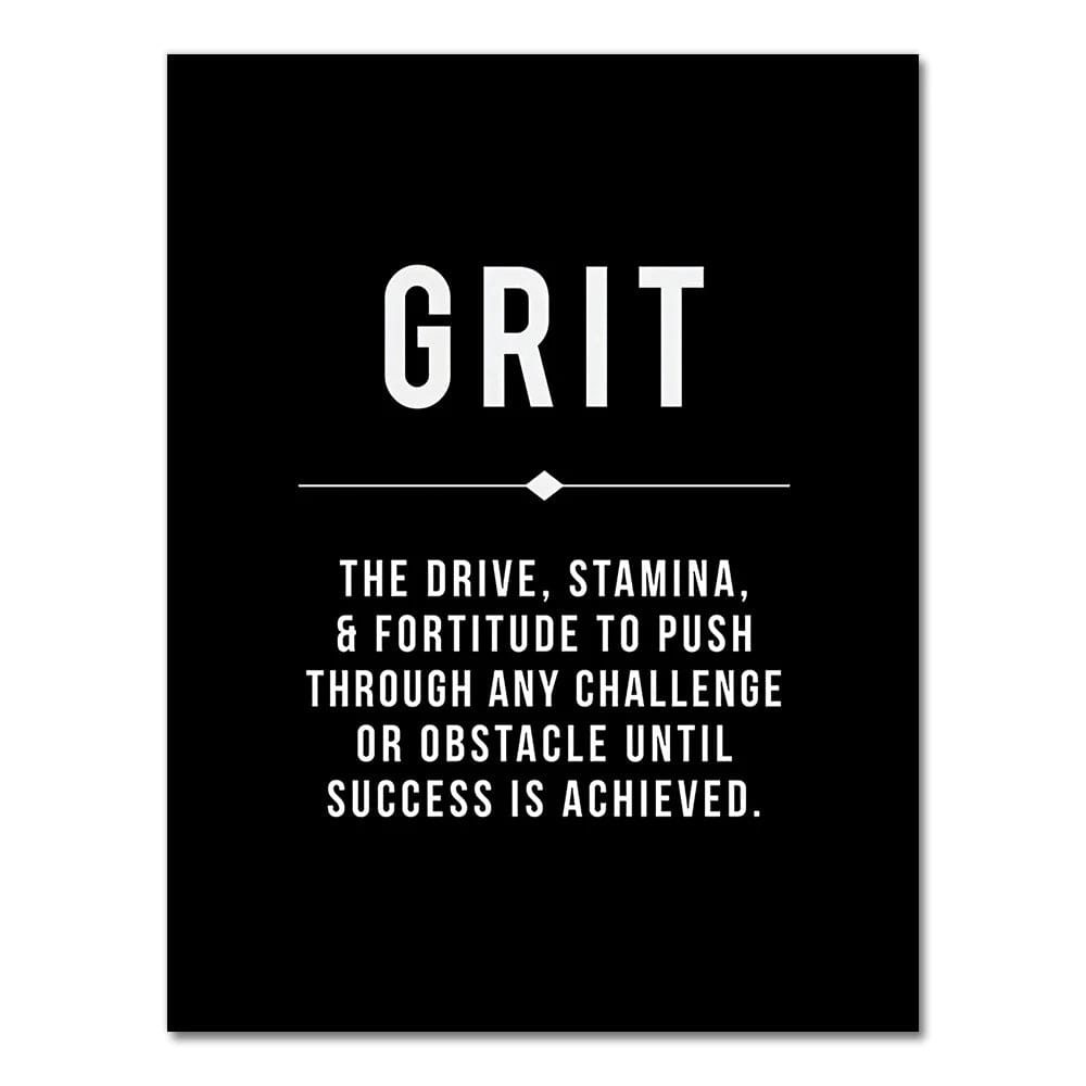 Canvanation 2703-05 / 60x90cm Affiche Motivation Chambre Grind Hustle Success